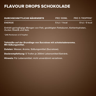 Flavour Drops (50ml) - Schokolade