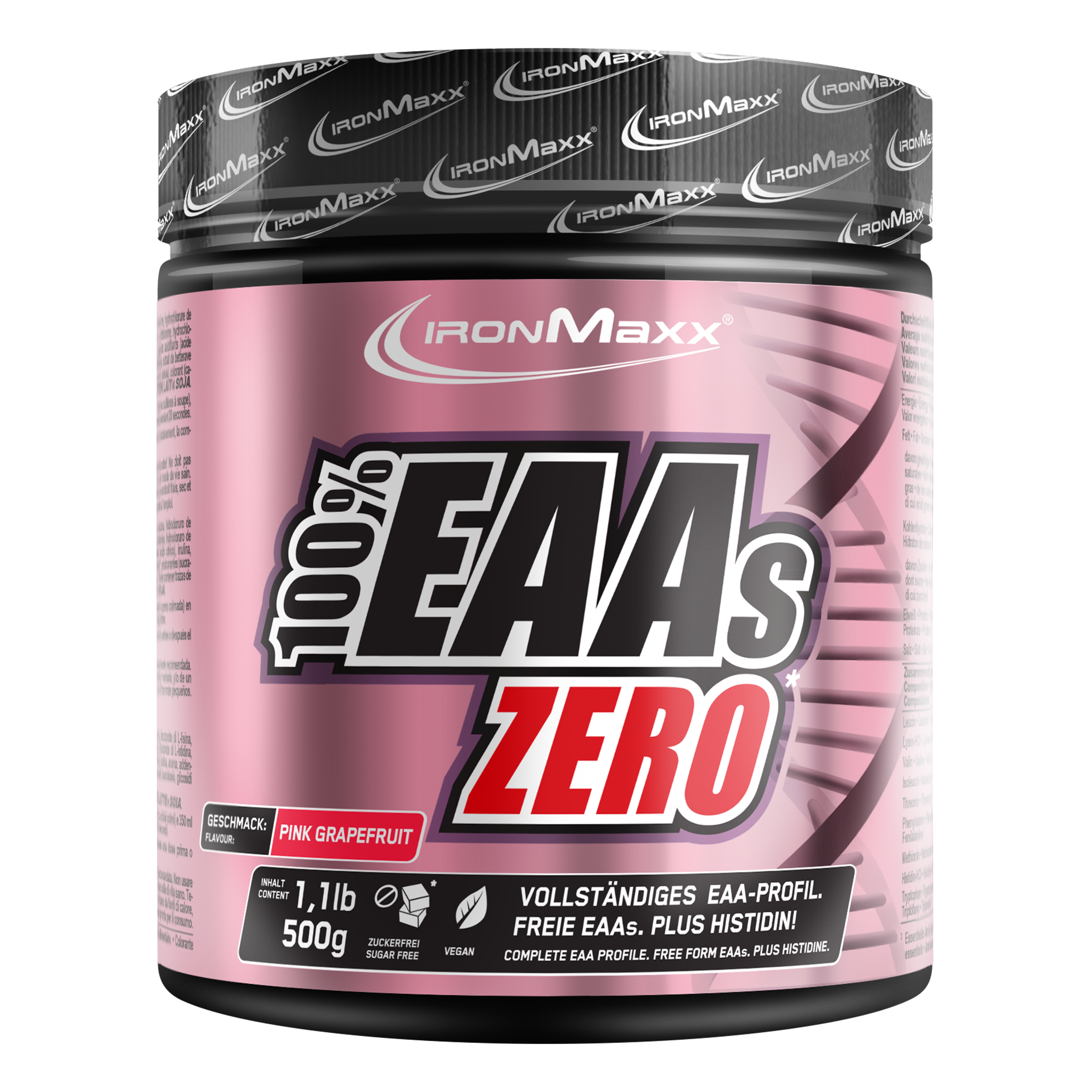 100% EAAs Zero (500g can) - Pink Grapefruit