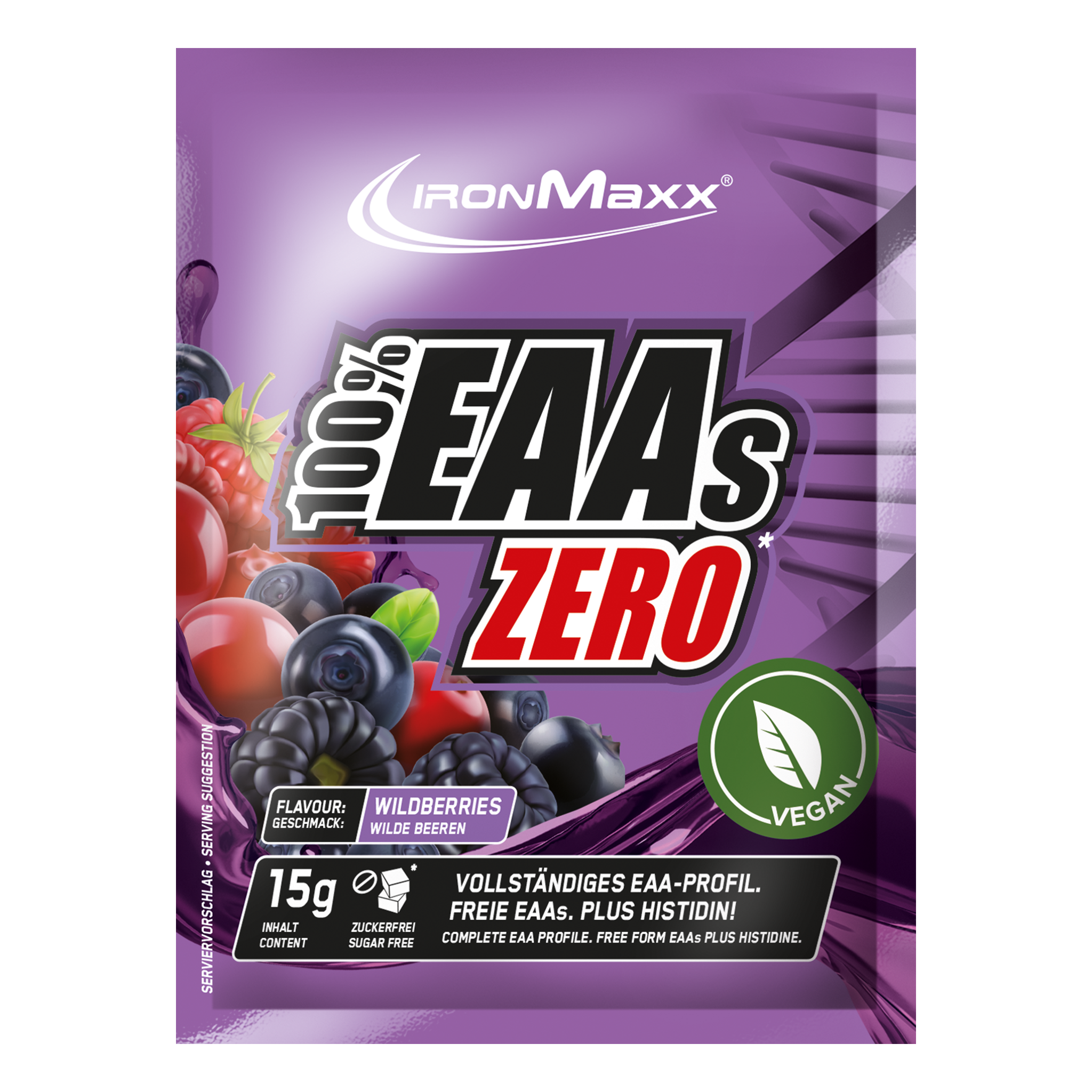 100% EAAs Zero - 15g Probe - Wild Berries