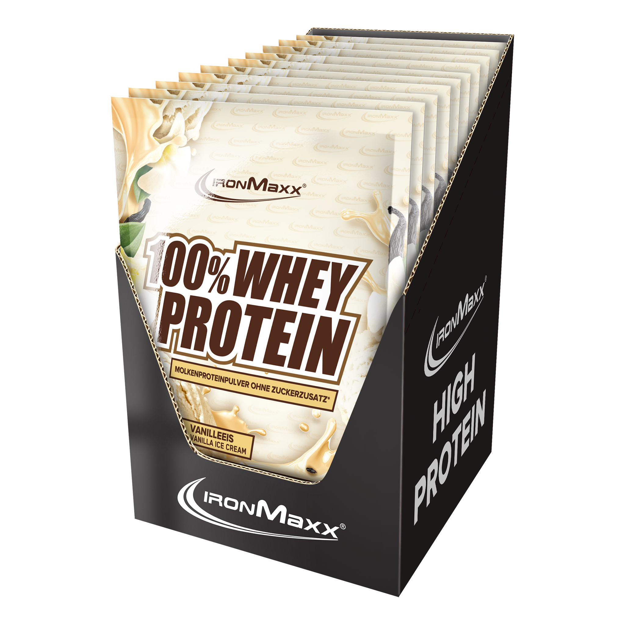 100% Whey Protein (10x30g) - Vanilla Ice Cream