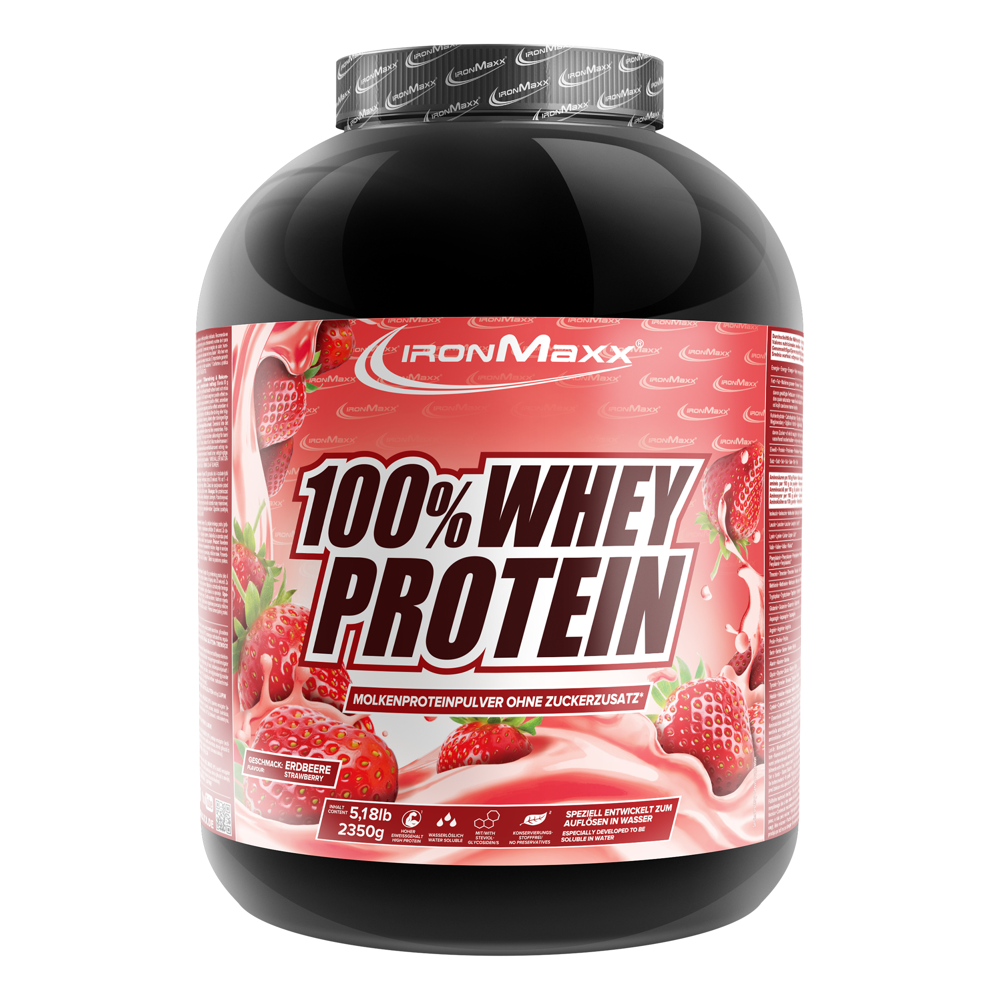100% Whey Protein (2350g) - Erdbeere