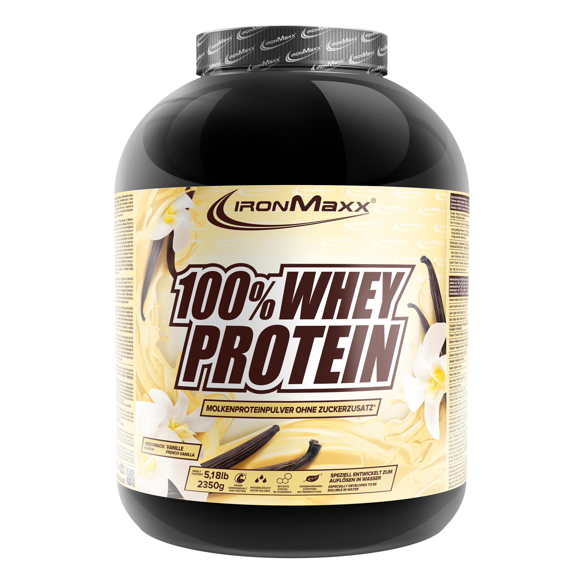 100% Whey Protein - 2350g can - French Vanilla
