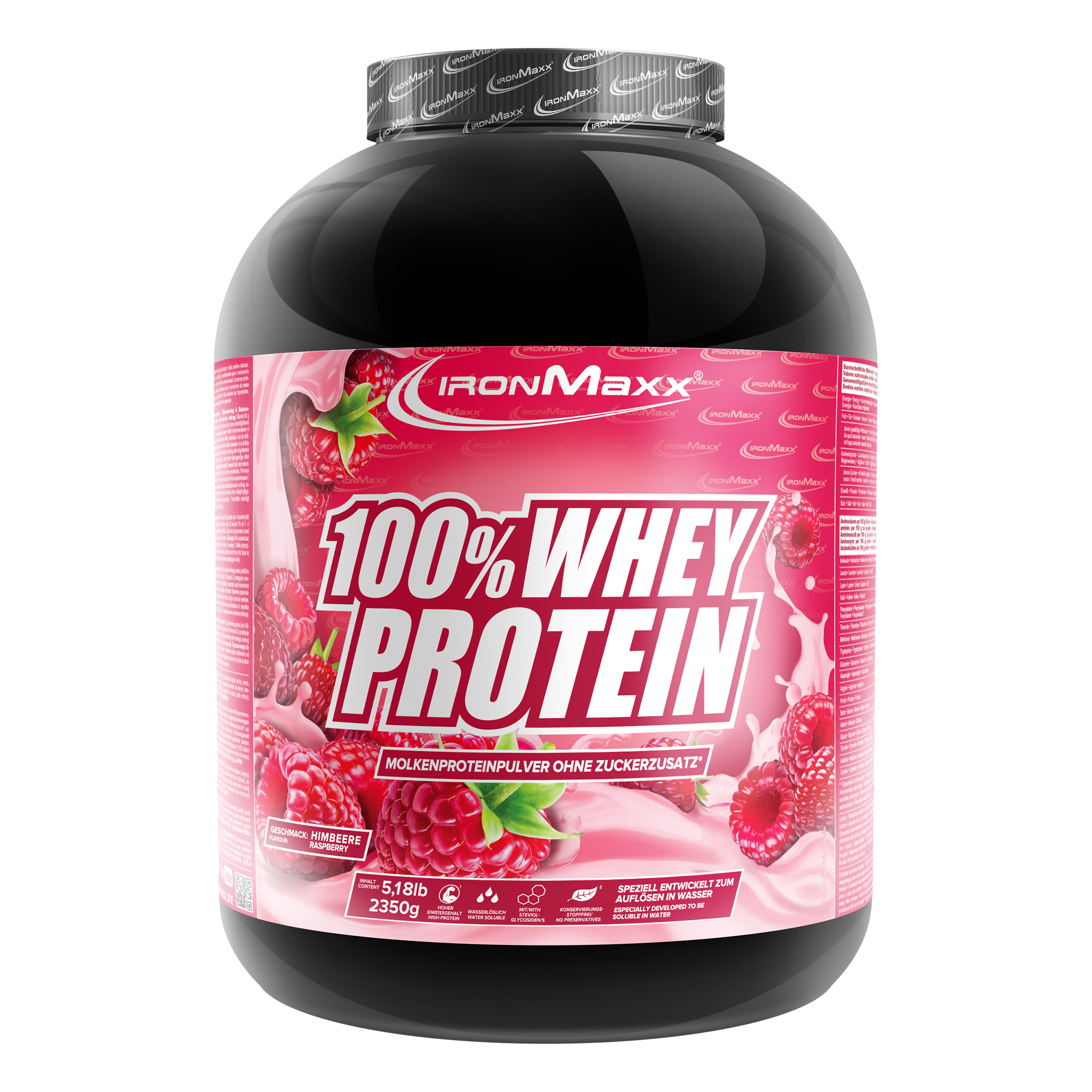 100% Whey Protein (2350g) - Himbeere