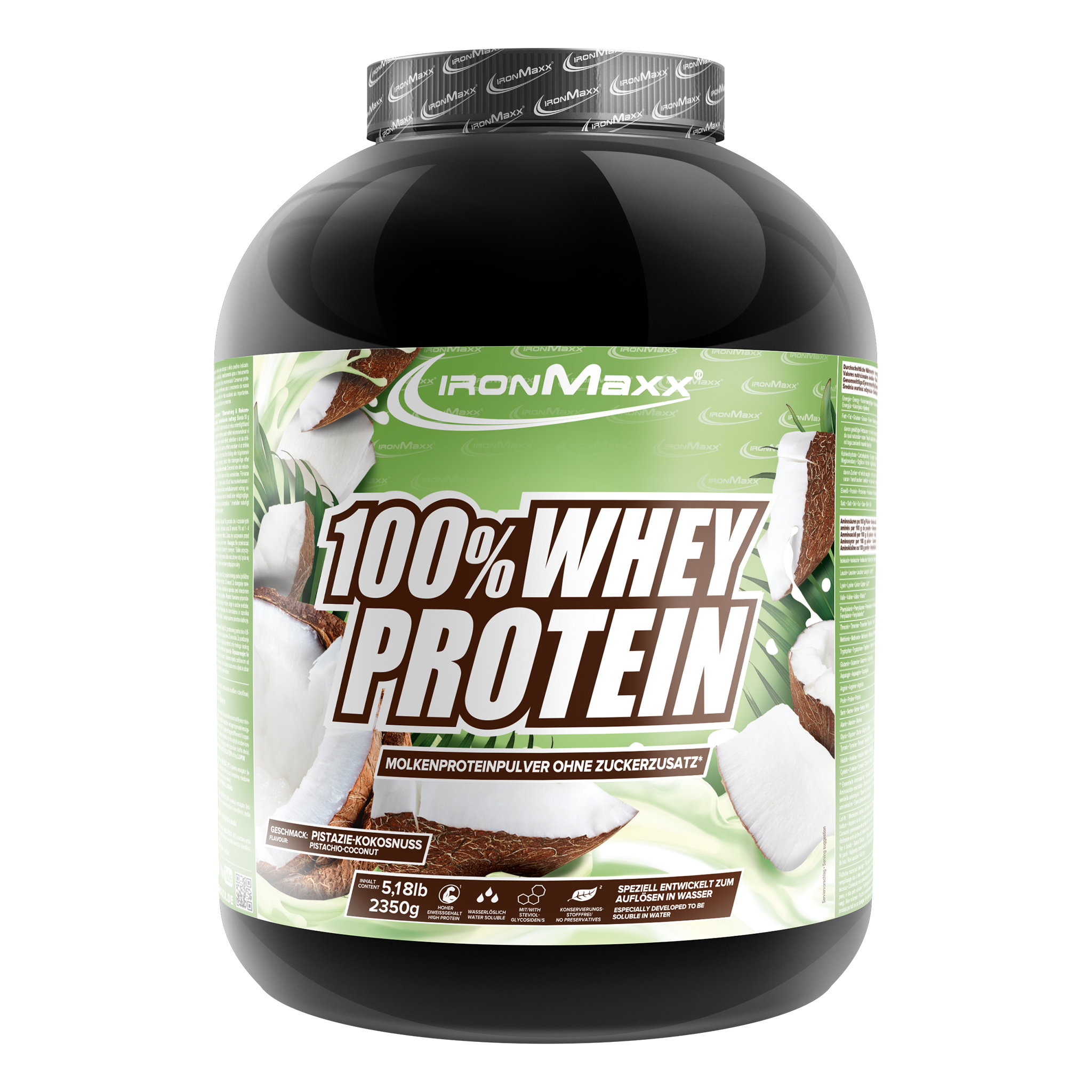 100% Whey Protein (2350g) - Pistazie-Kokos