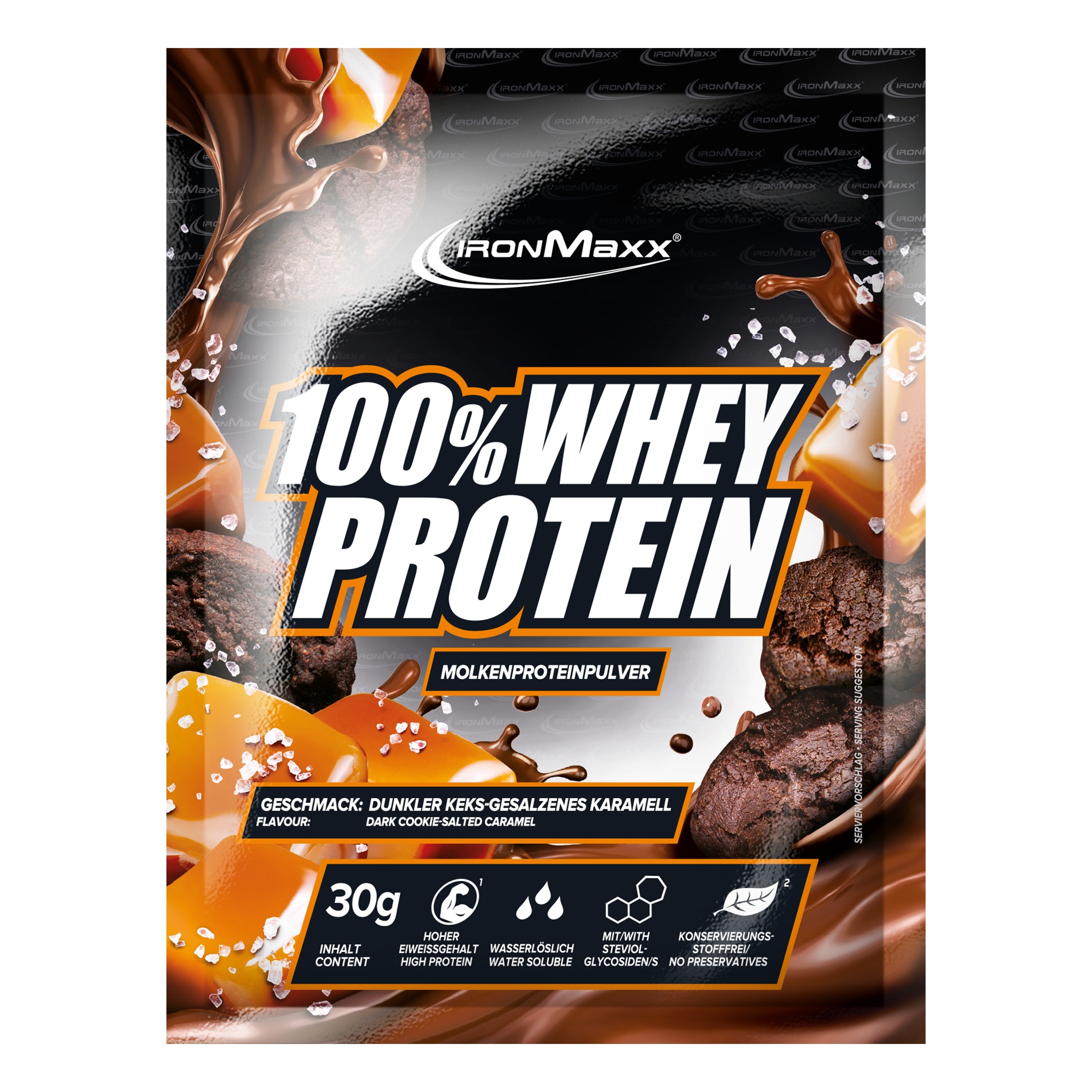 100% Whey Protein (30g) - Dark Cookies Salted Caramel