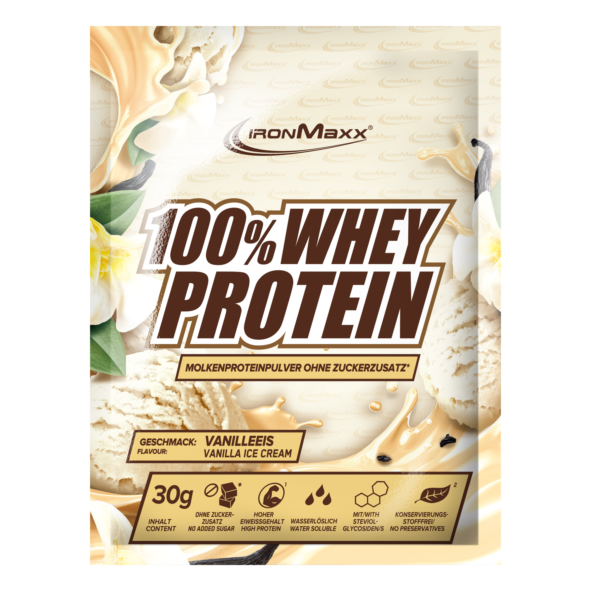 100% Whey Protein (30g) - Vanilla Ice Cream