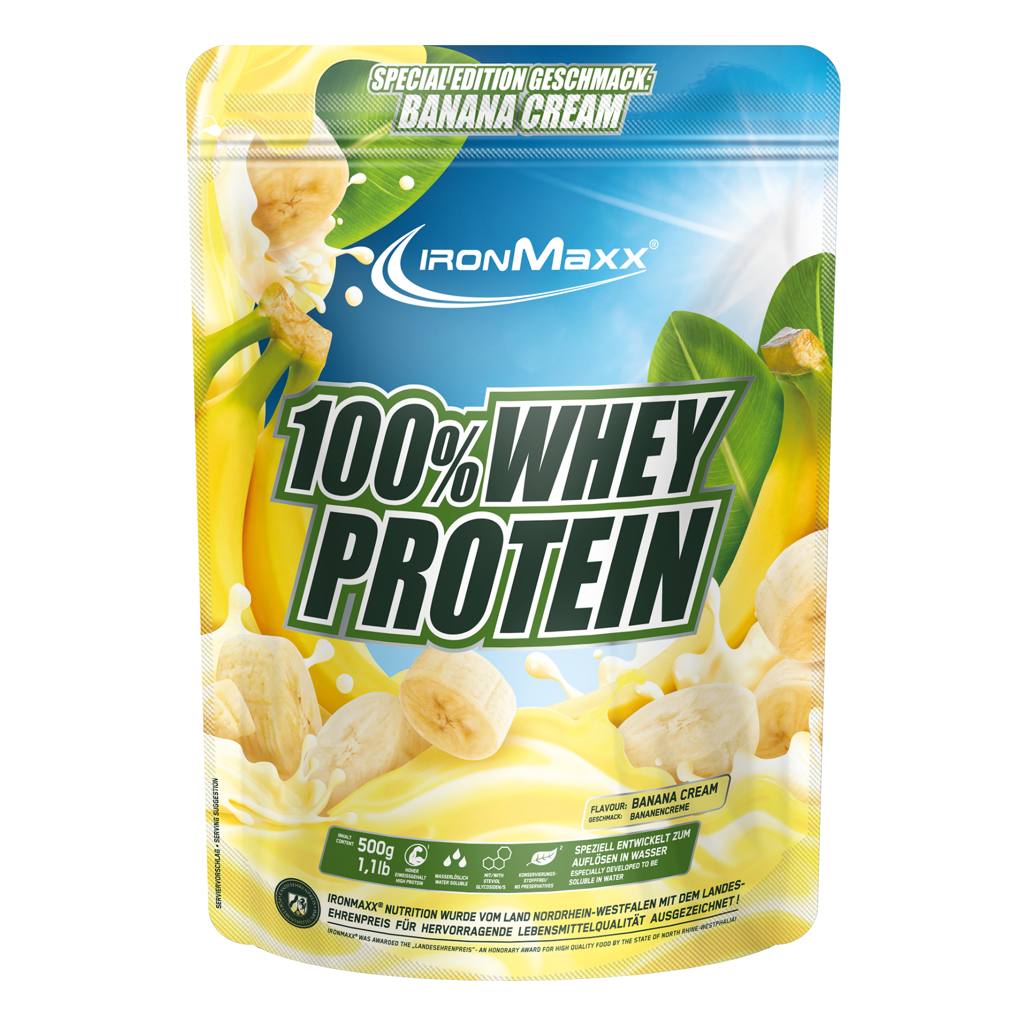 100% Whey Protein (500g) - Banana Cream