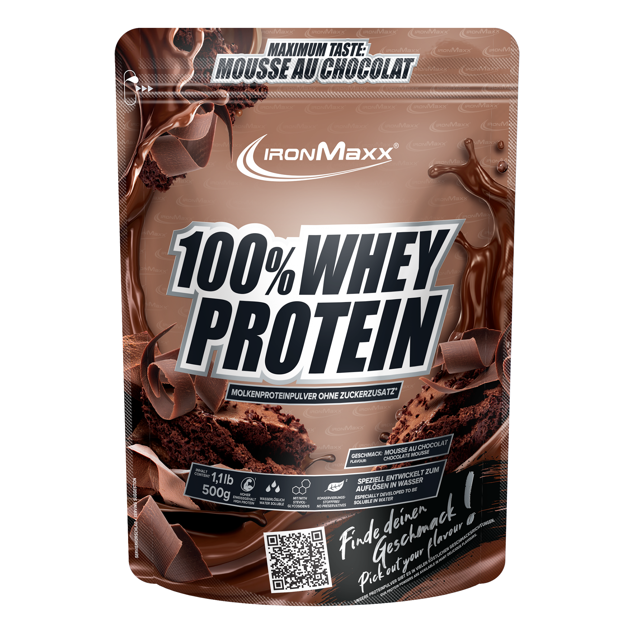 100% Whey Protein (500g) - Mousse Au Chocolat