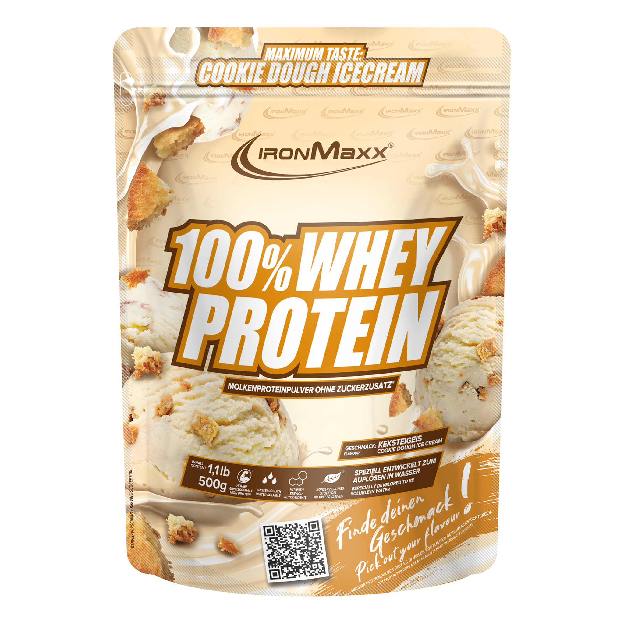 100% Whey Protein (500g) - Ice Cream Cookie Dough