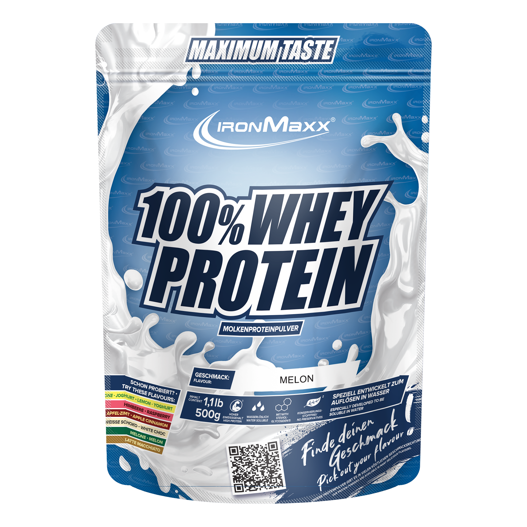 100% Whey Protein (500g) - Melone