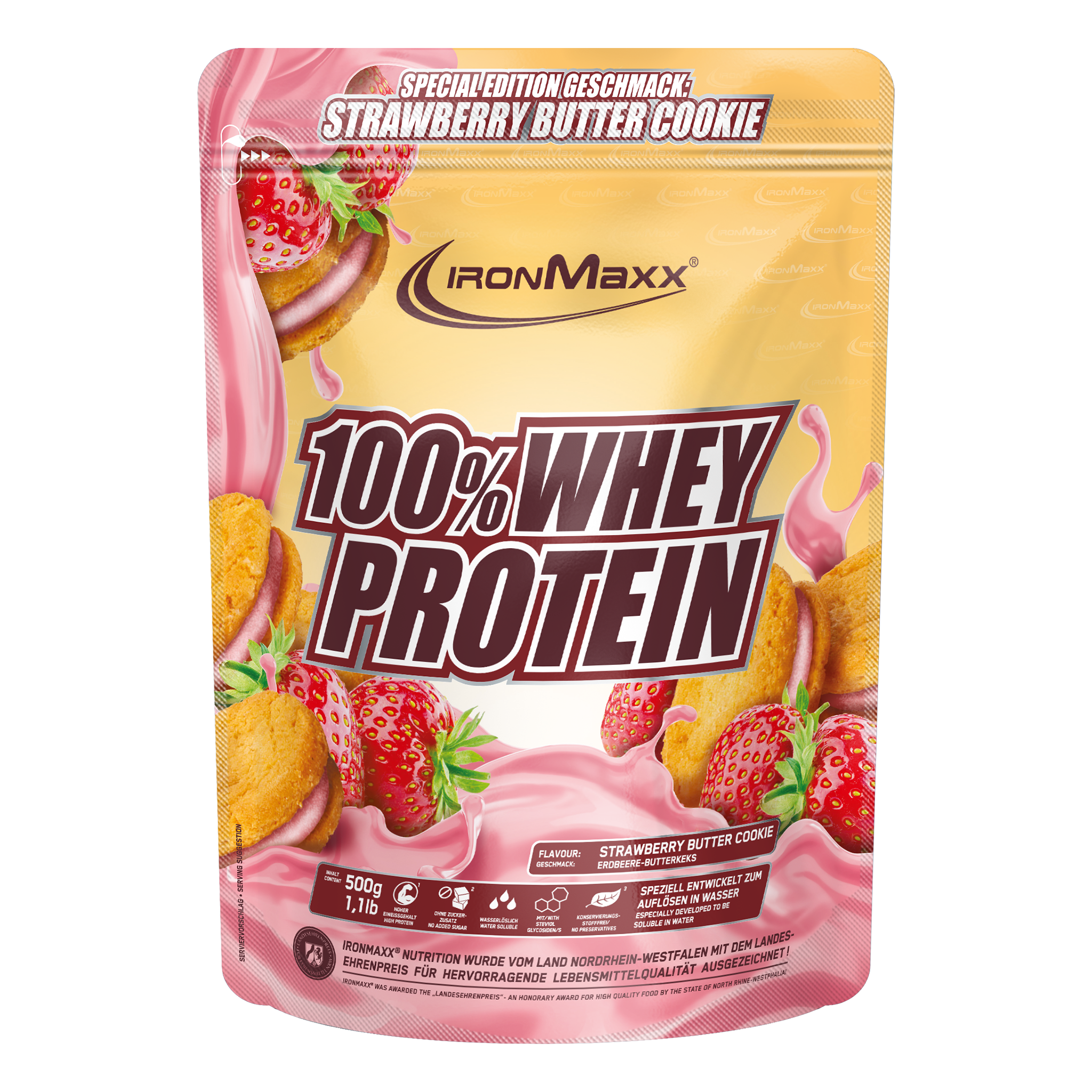 100% Whey Protein (500g) - Strawberry Butter Cookie (Special Edition)