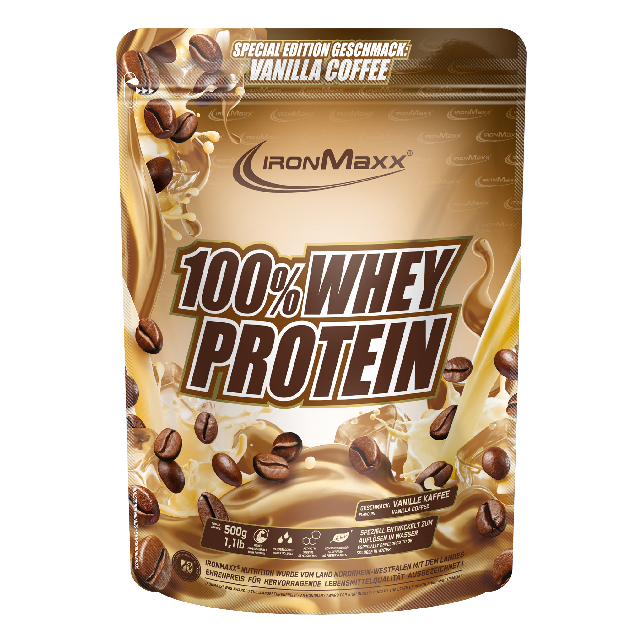 100% Whey Protein (500g) - Vanilla Coffee