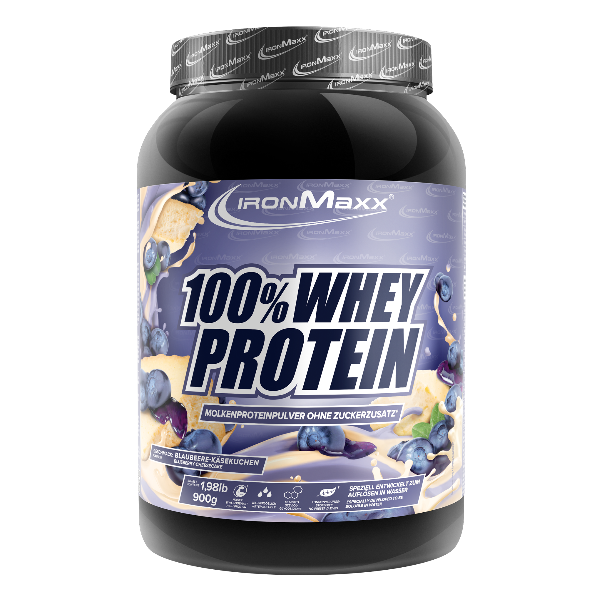 100% Whey Protein (900g) - Blueberry Cheesecake