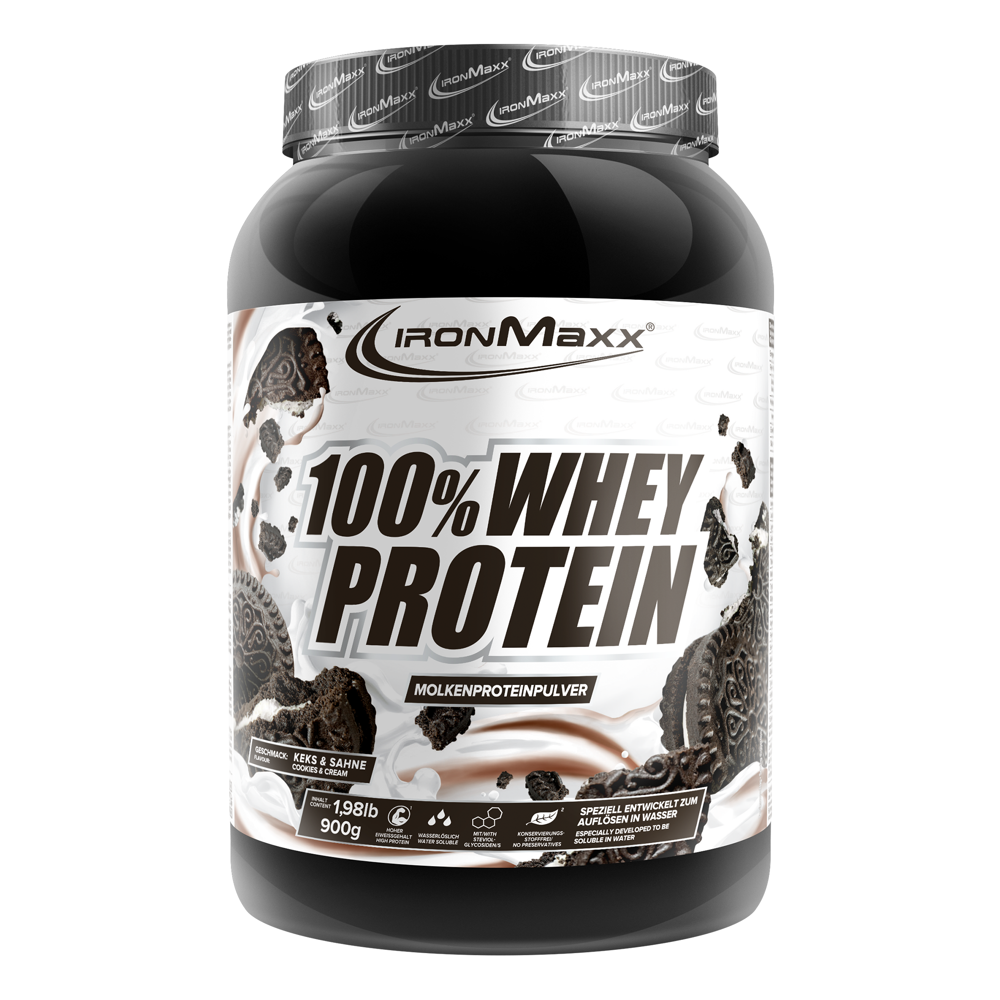 100% Whey Protein (900g) - Cookies and Cream