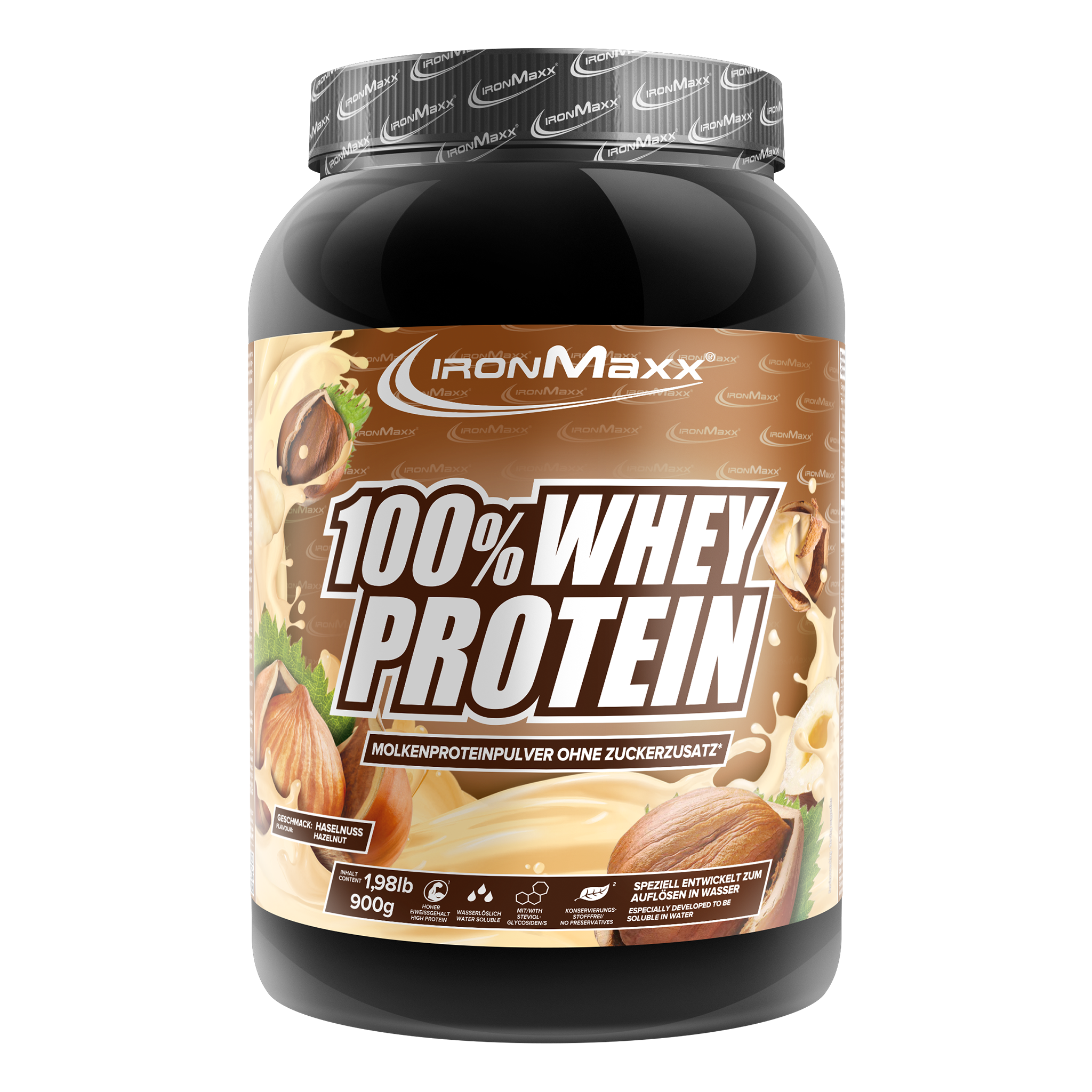 100% Whey Protein (900g) - Hazelnut