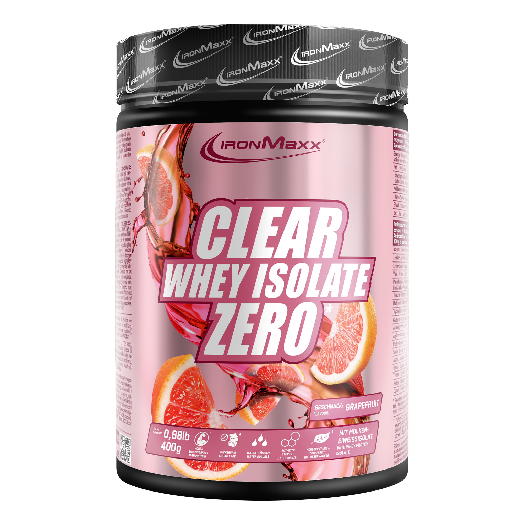 Clear Whey Isolate ZERO - 400g can Grapefruit