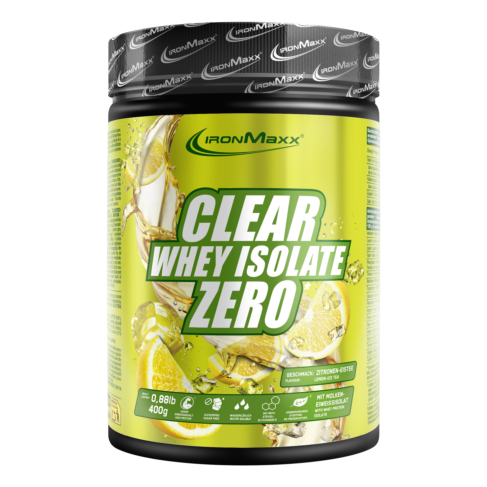 Clear Whey Isolate ZERO - 400g Dose Lemon Ice Tea