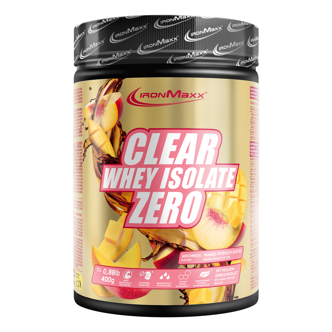 Clear Whey Isolate ZERO - 400g Dose Mango Peach Ice Tea