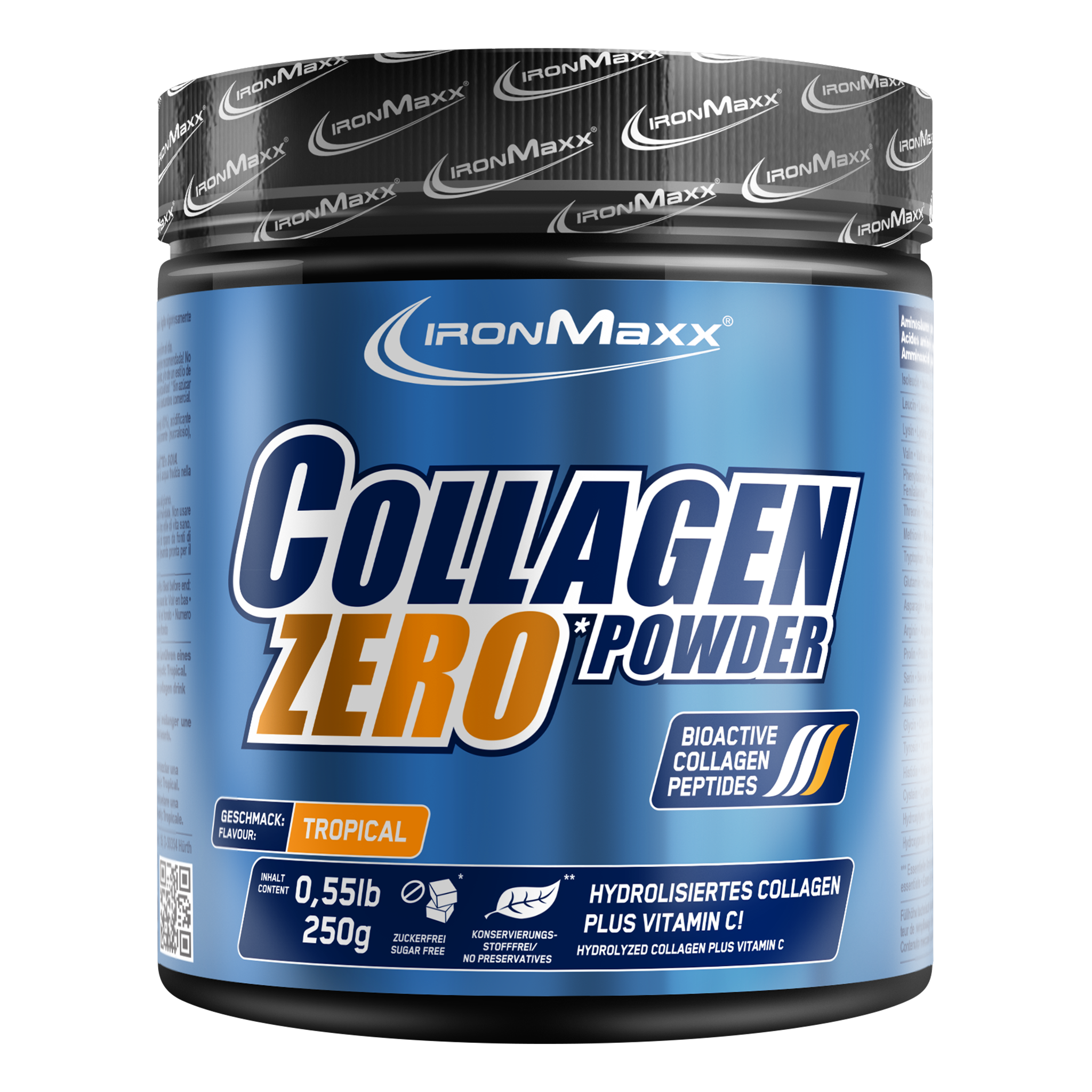 Collagen Powder Zero (250g) – IronMaxx Nutrition