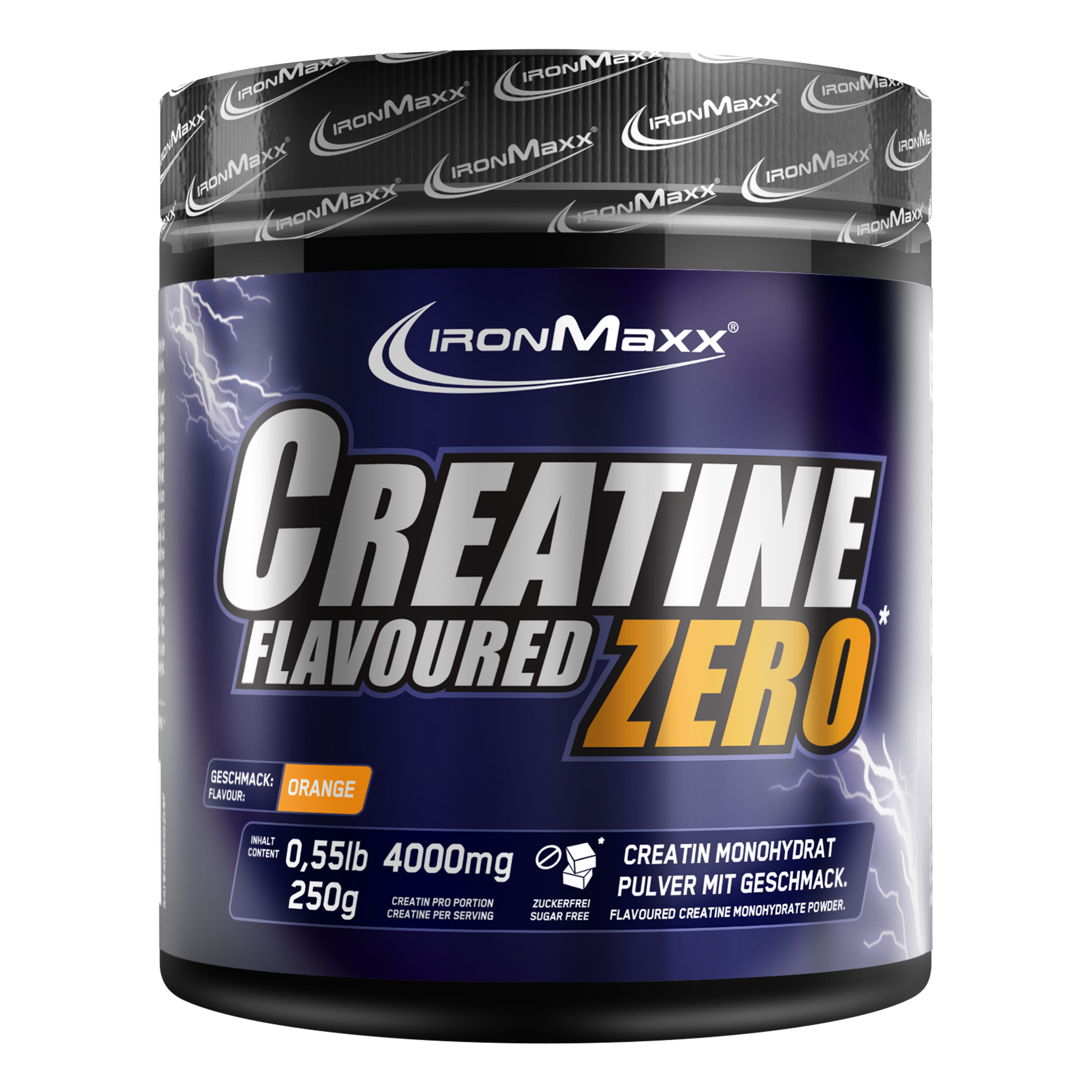 Creatine Flavoured Zero (250g) - Orange