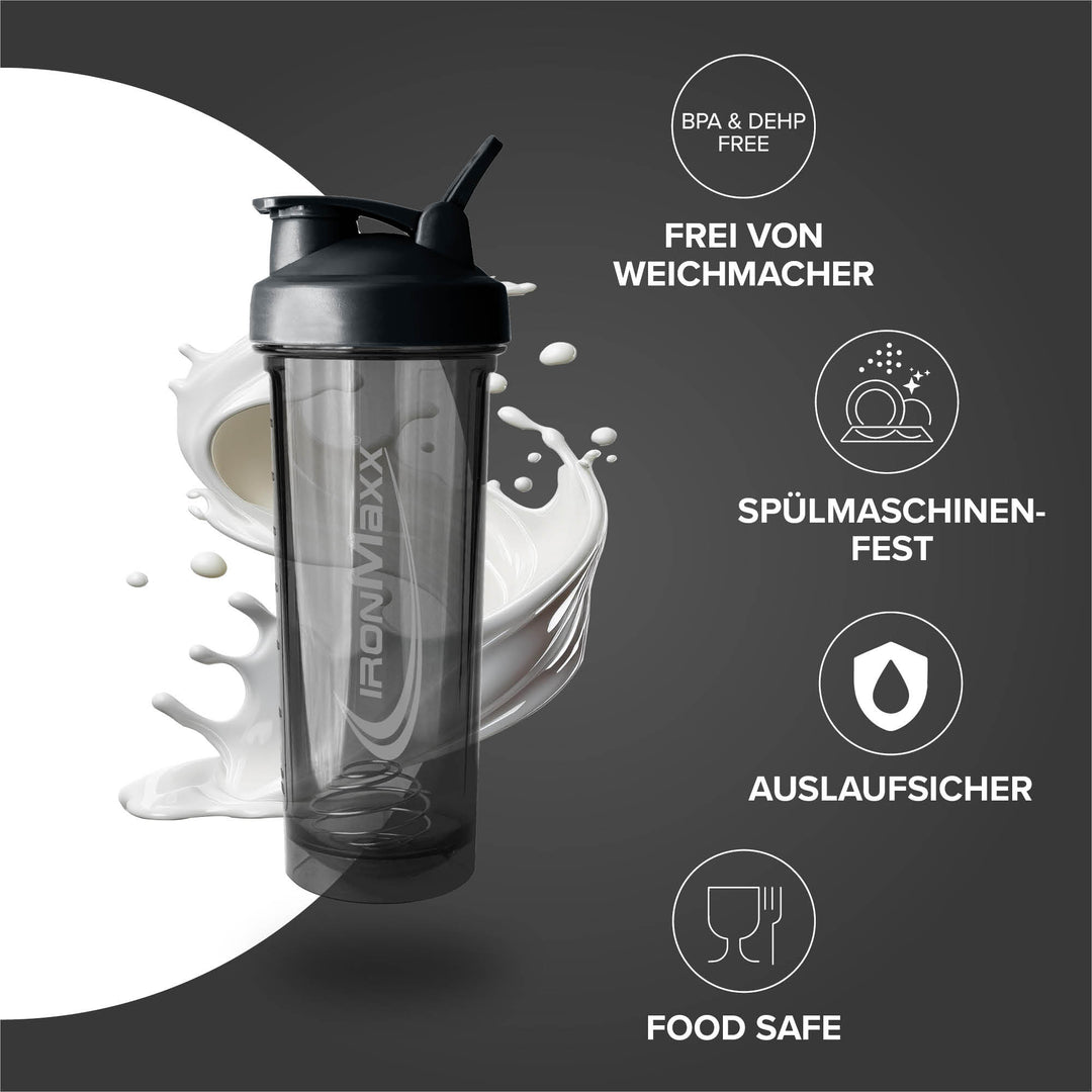 Premium Shaker (700ml) - Deep Black