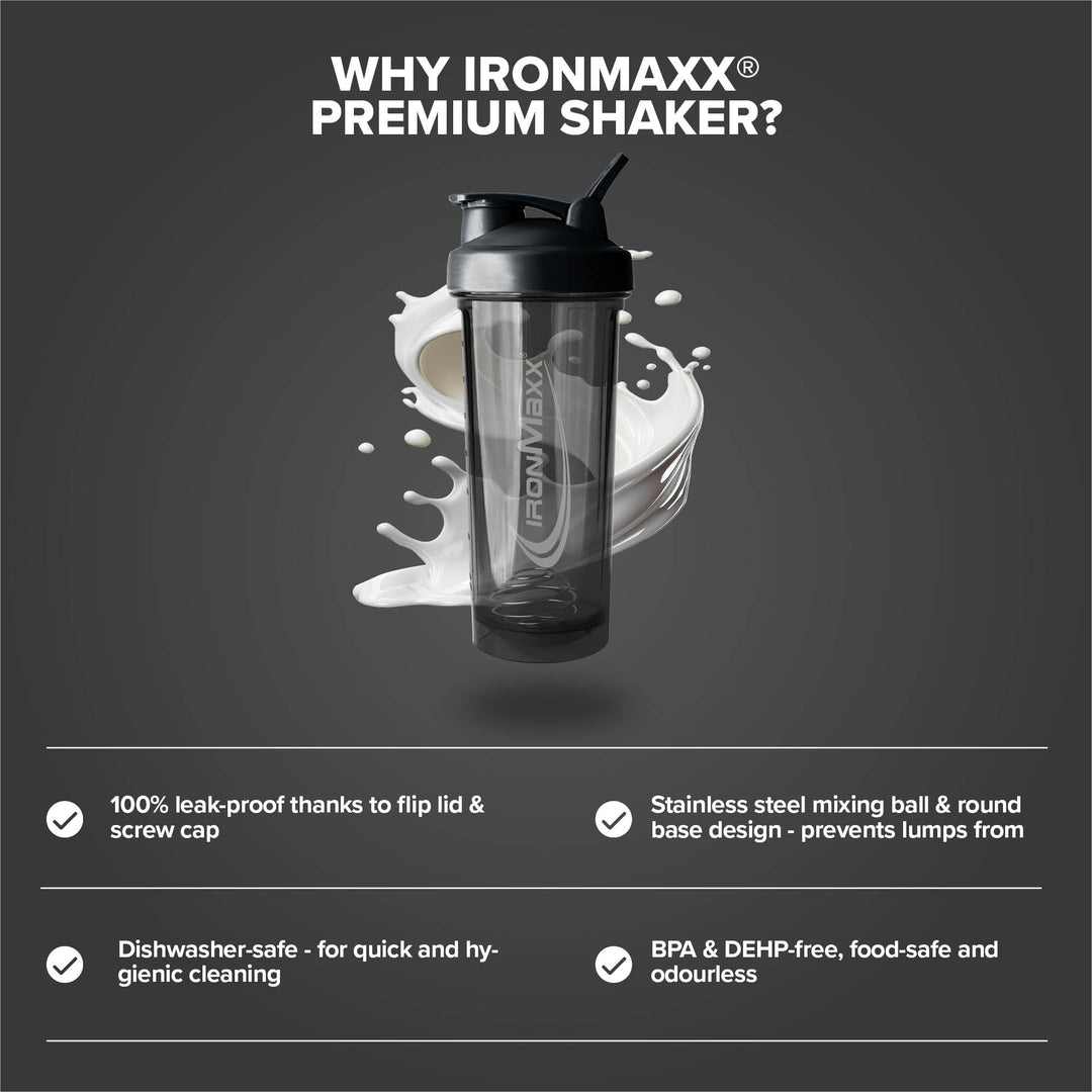 Premium Shaker (700ml) - Deep Black
