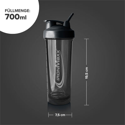 Premium Shaker (700ml) - Deep Black