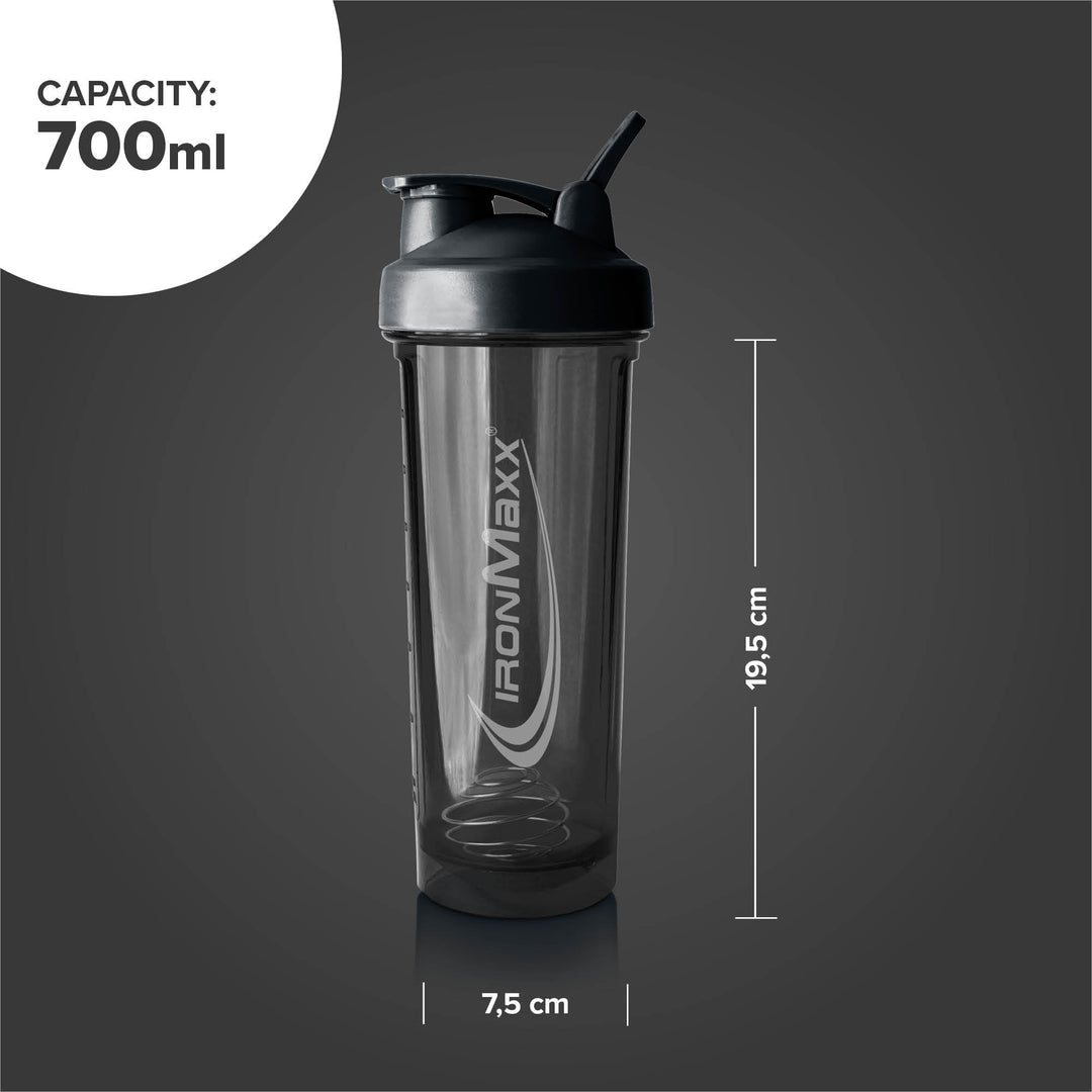 Premium Shaker (700ml) - Deep Black