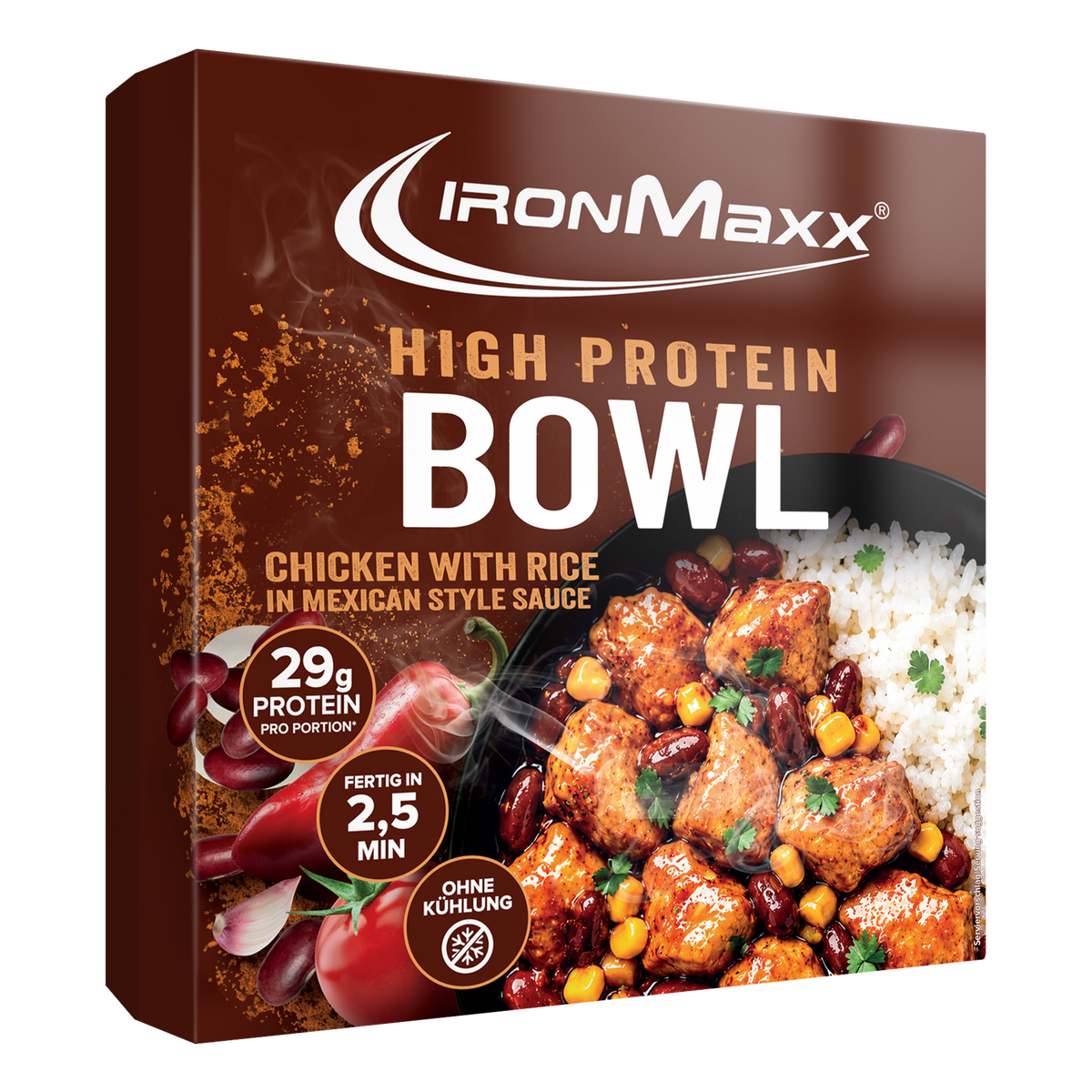 High Protein Bowl (420g) - Chicken with Rice Mexican Style
