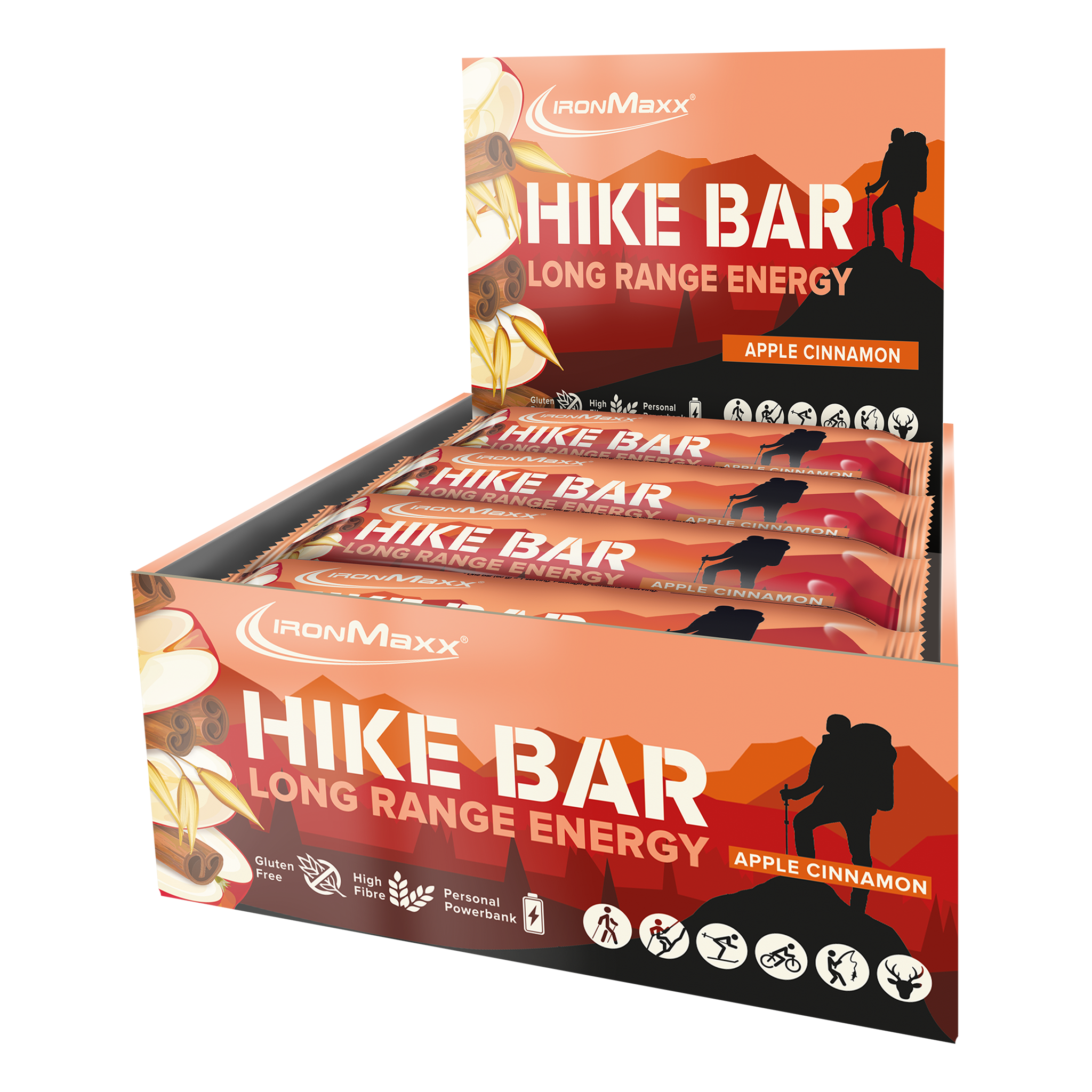 Hike Bar (12x60g Tray) - Apple Cinnamon