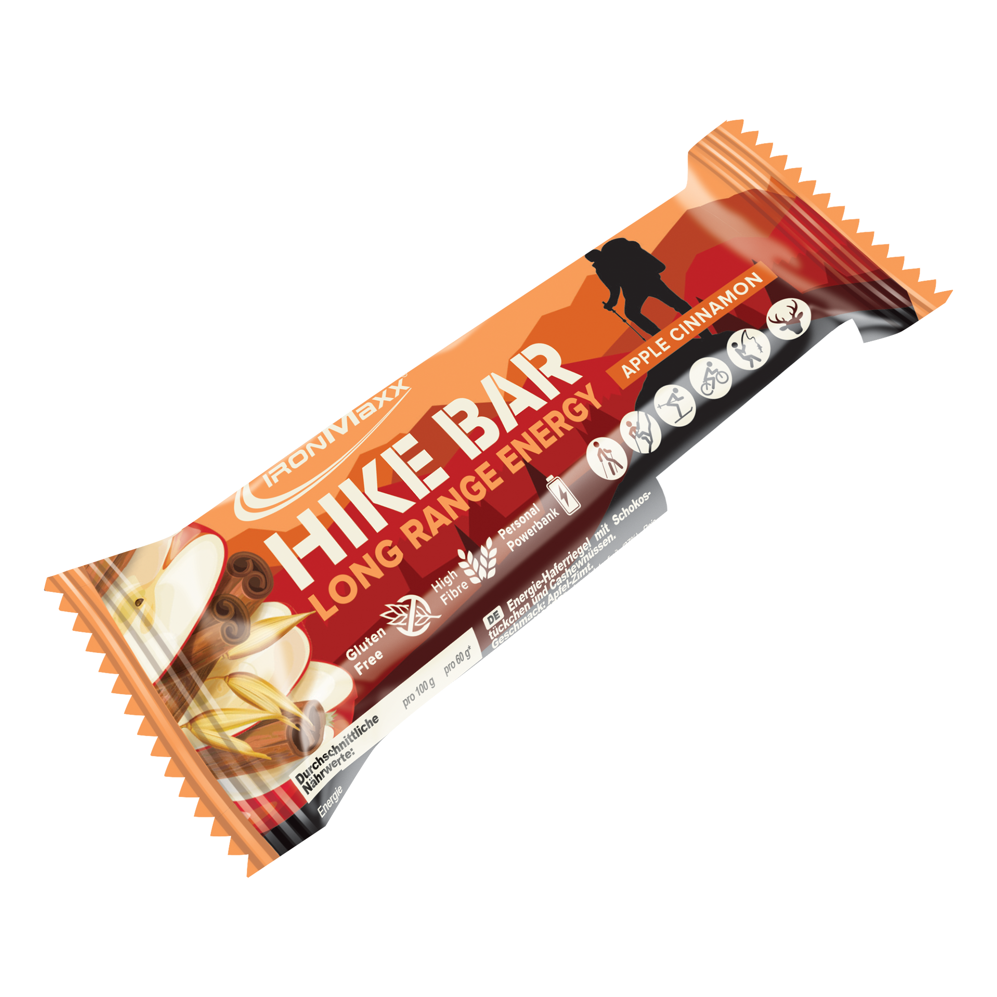 Hike Bar (12x60g Tray) - Apple Cinnamon