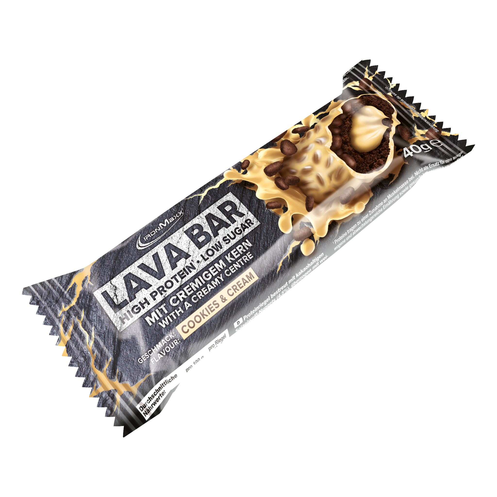 Lava Bar Protein Riegel (40g) - Cookies and Cream