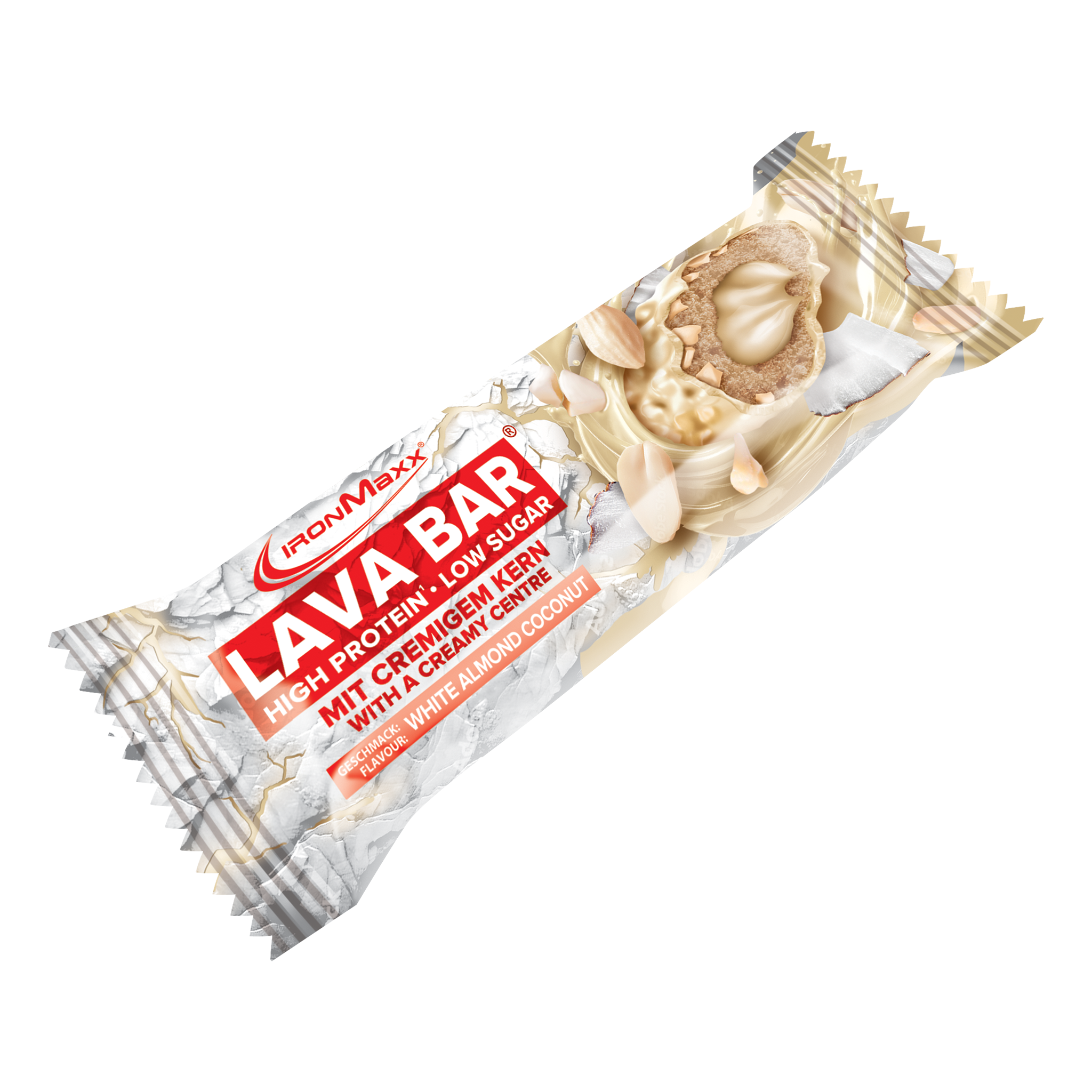 Lava Bar Protein Bar - (18x40g) White Almond Coconut