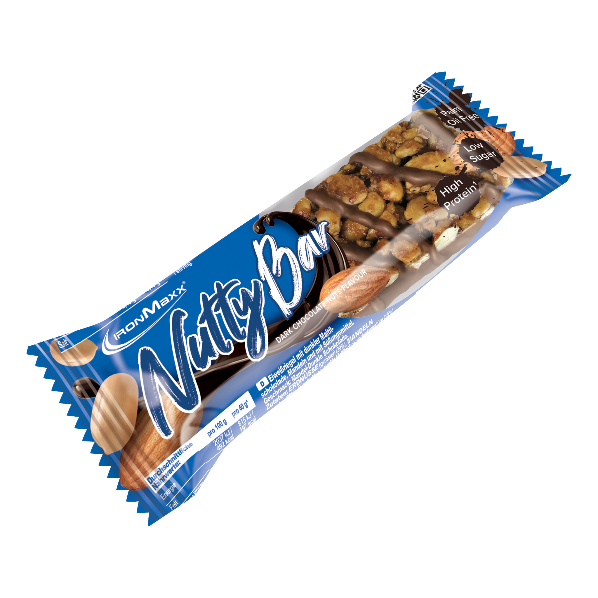 Nutty Bar (12x40g) - Dark Chocolate Nut