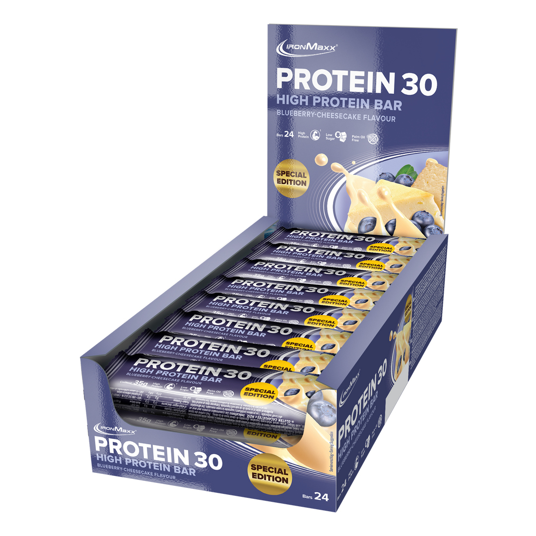 Protein 30 Protein Riegel (24x35g) - Blueberry Cheesecake