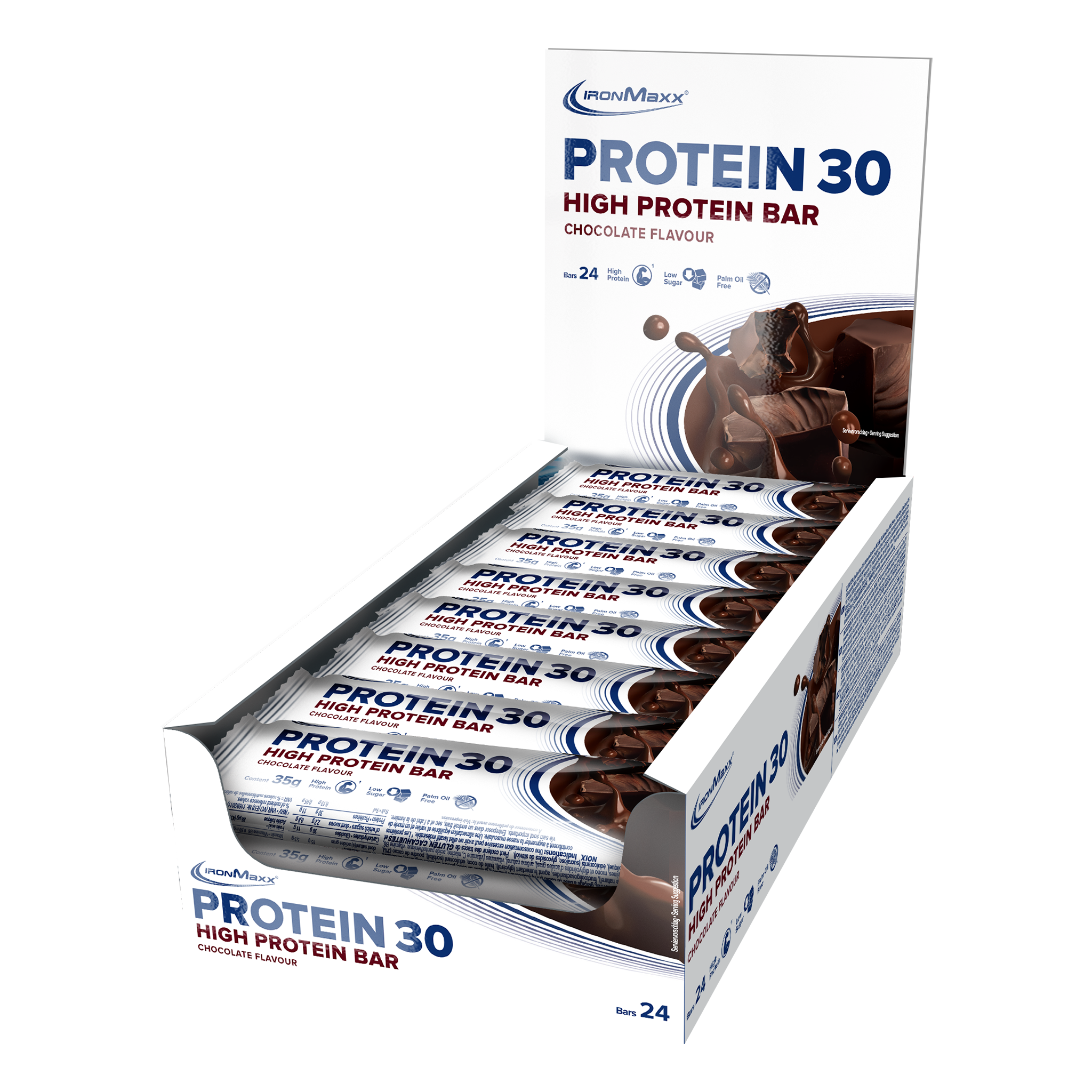 Protein 30 Protein Riegel (24x35g) - Schokolade
