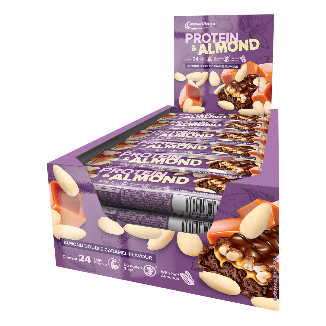 Protein & Almond (24x45g) - Almond Double Caramel