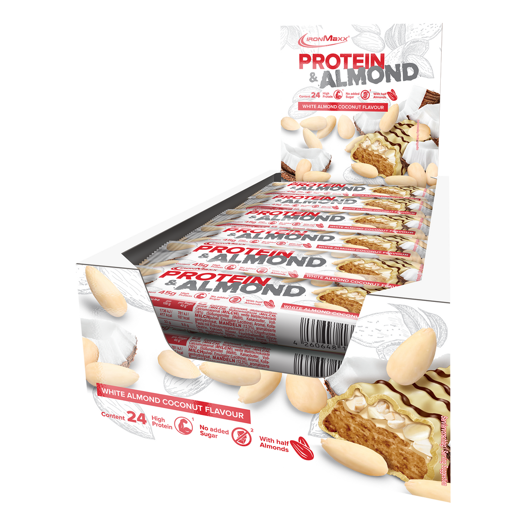 Protein & Almond (24x45g) - White Almond Coconut