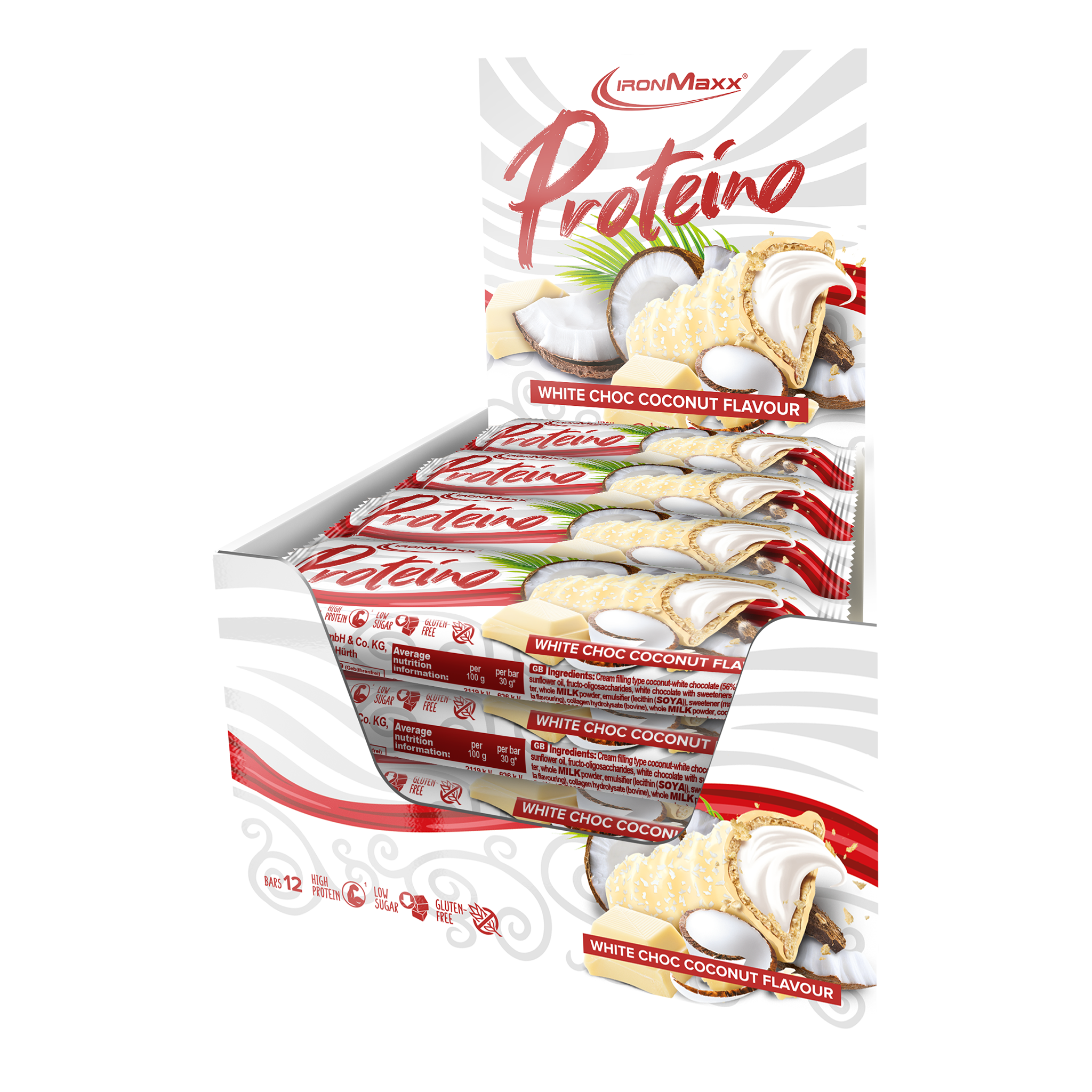 Proteino (12x30g) - White Choc Coconut