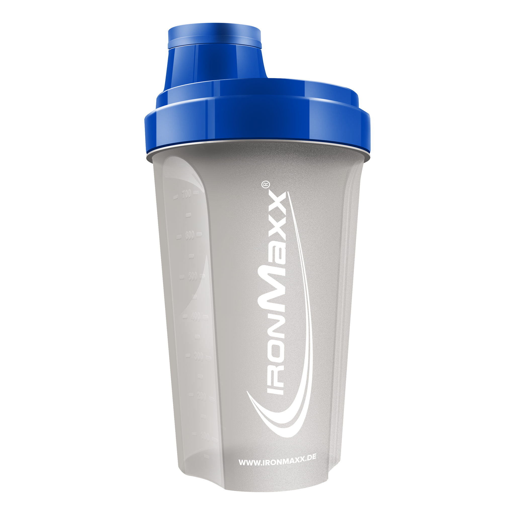 Shaker (700ml) - Transparent-Blau
