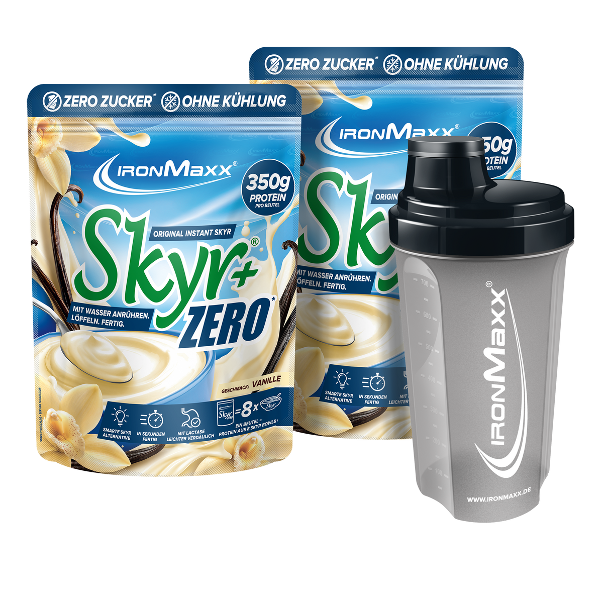 Skyr Duo + Free Shaker - Vanilla