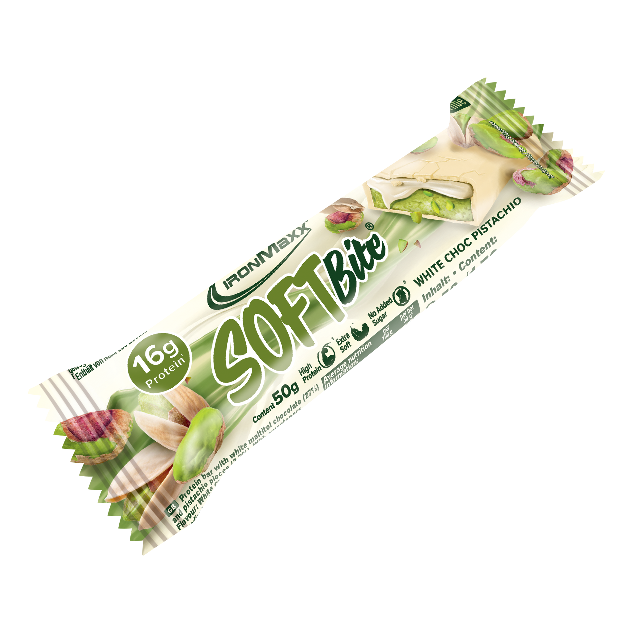 Softbite (50g) - White Chocolate Pistachio