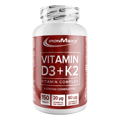 Vitamin D3 + K2 - 150 tablets