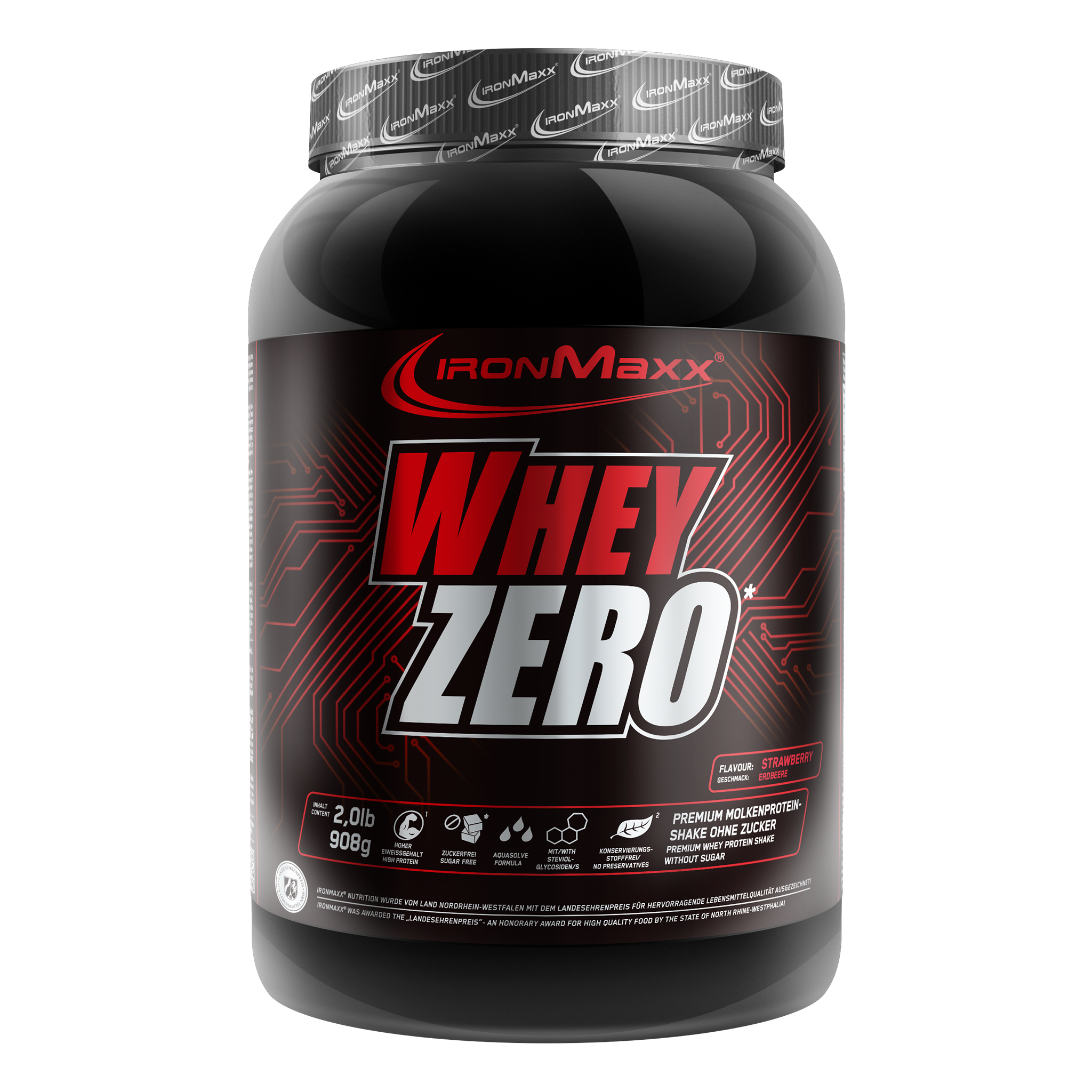 Whey ZERO (908g can)-strawberry