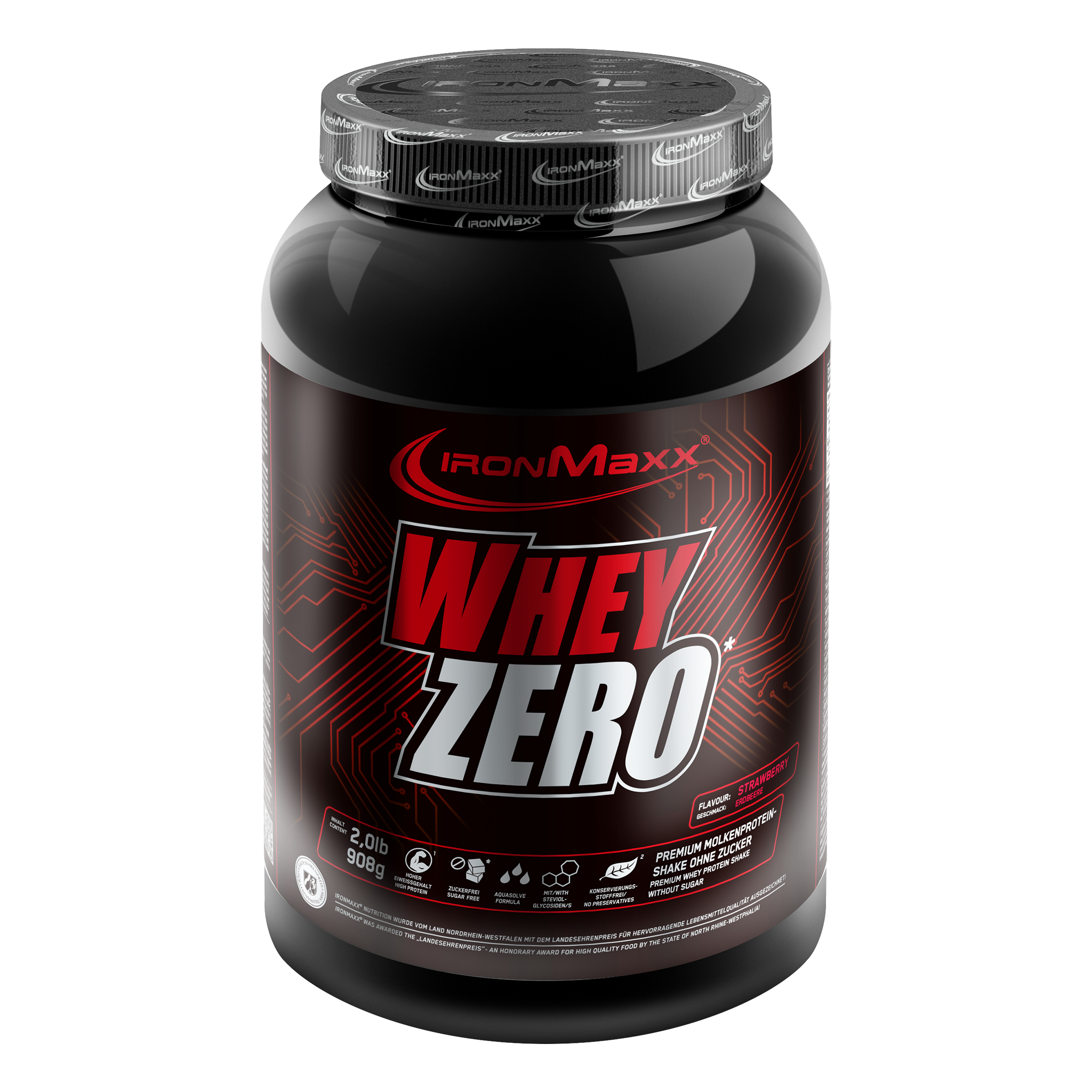 Whey ZERO (908g can)-strawberry
