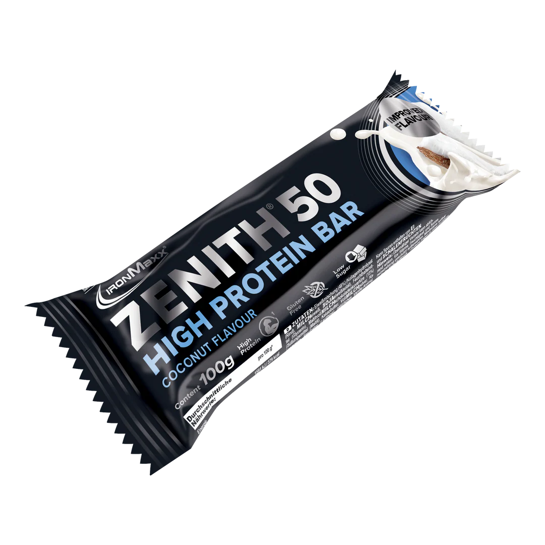 ZENITH® 50 Protein Riegel (12x100g) - Kokosnuss