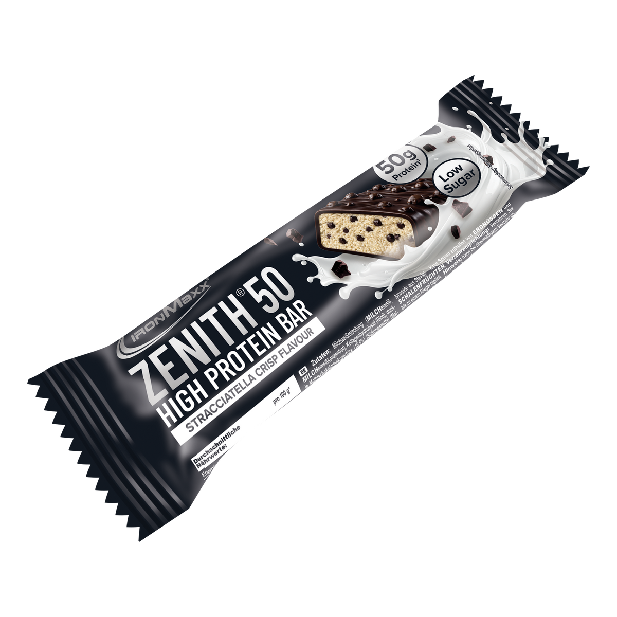 ZENITH® 50 Protein Riegel (12x100g) - Stracciatella Crisp