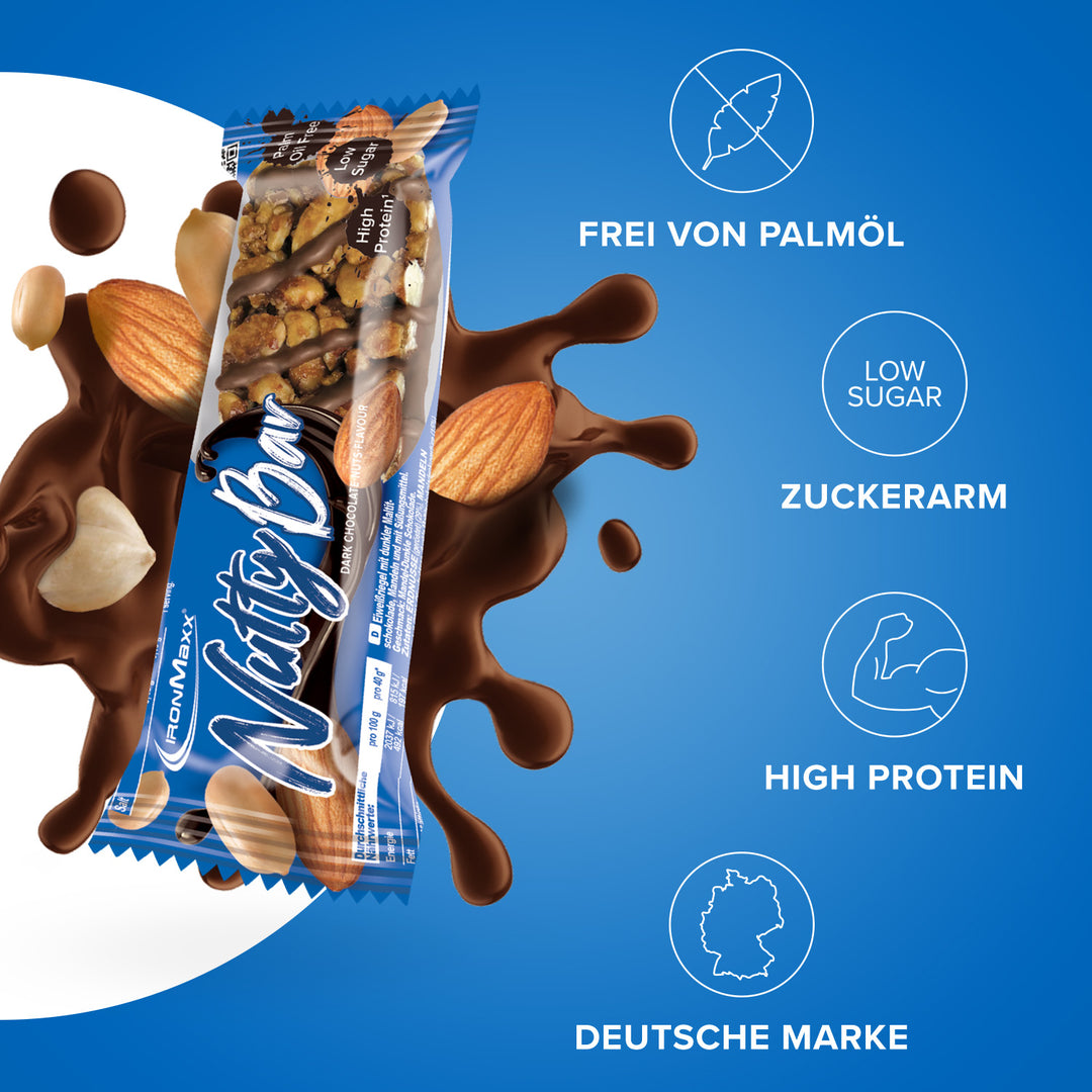 Nutty Bar (40g) - Dark Chocolate Nut