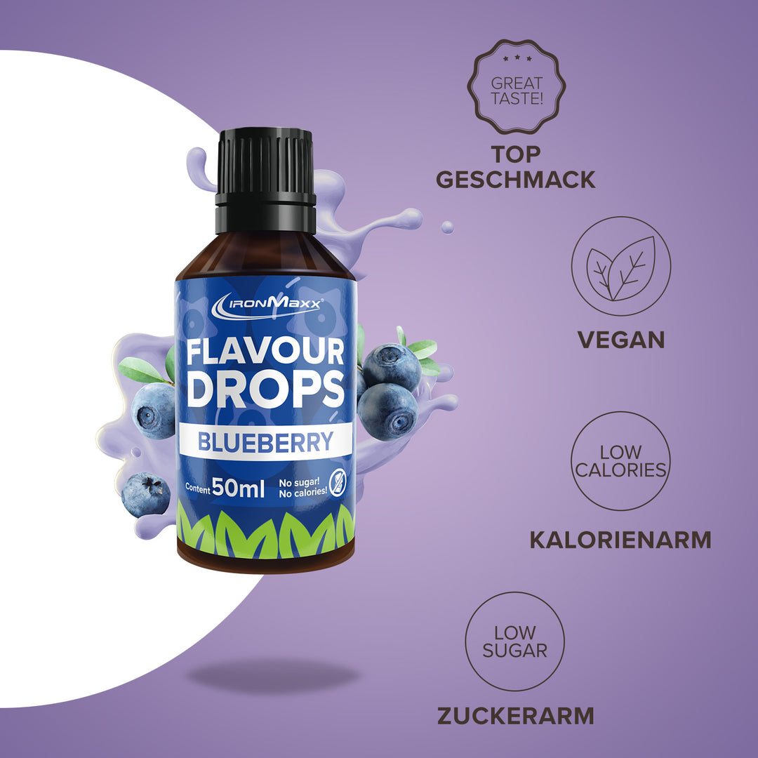 Flavour Drops (50ml) - Blaubeere