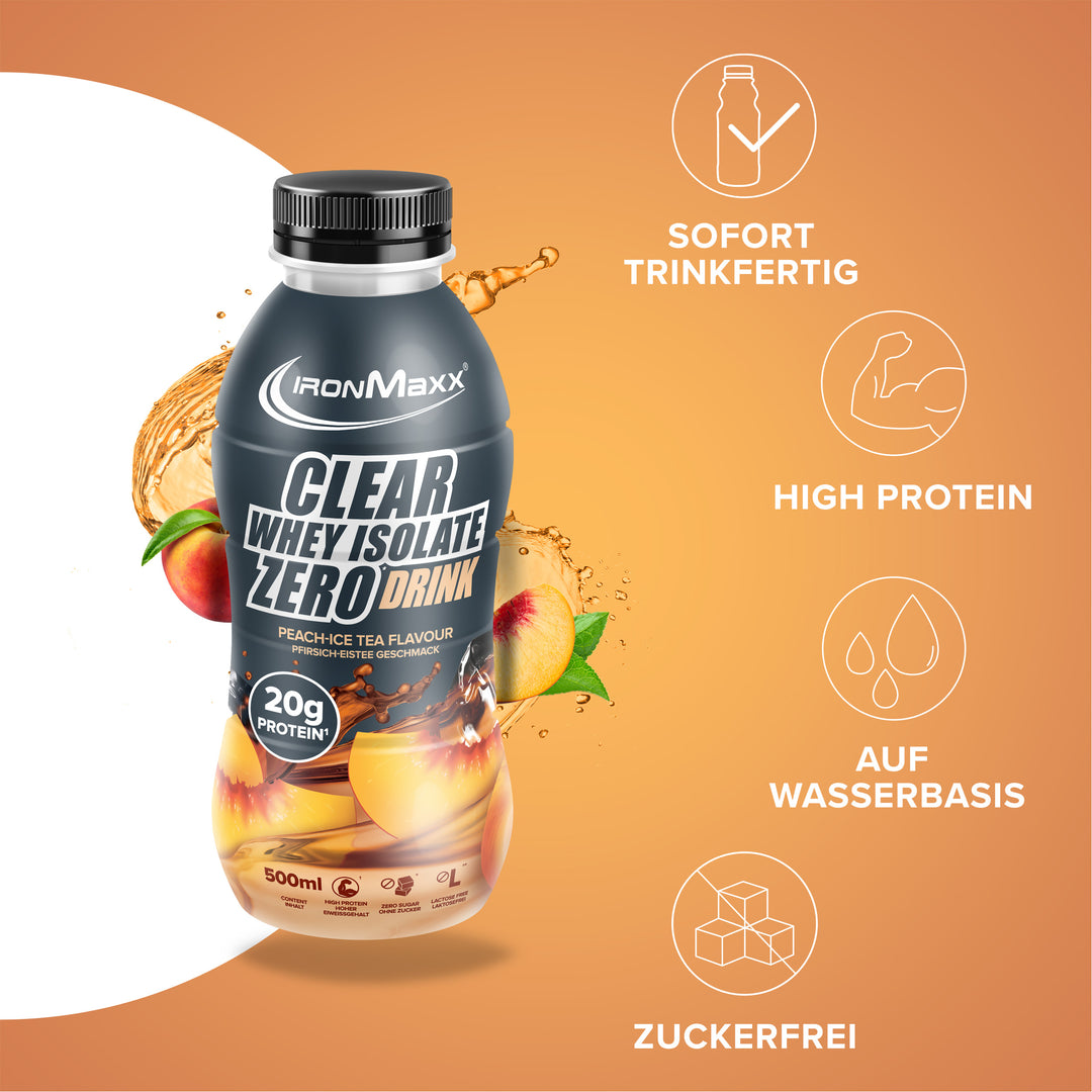 Clear Whey Isolate RTD (500ml) - Pfirsich Eistee